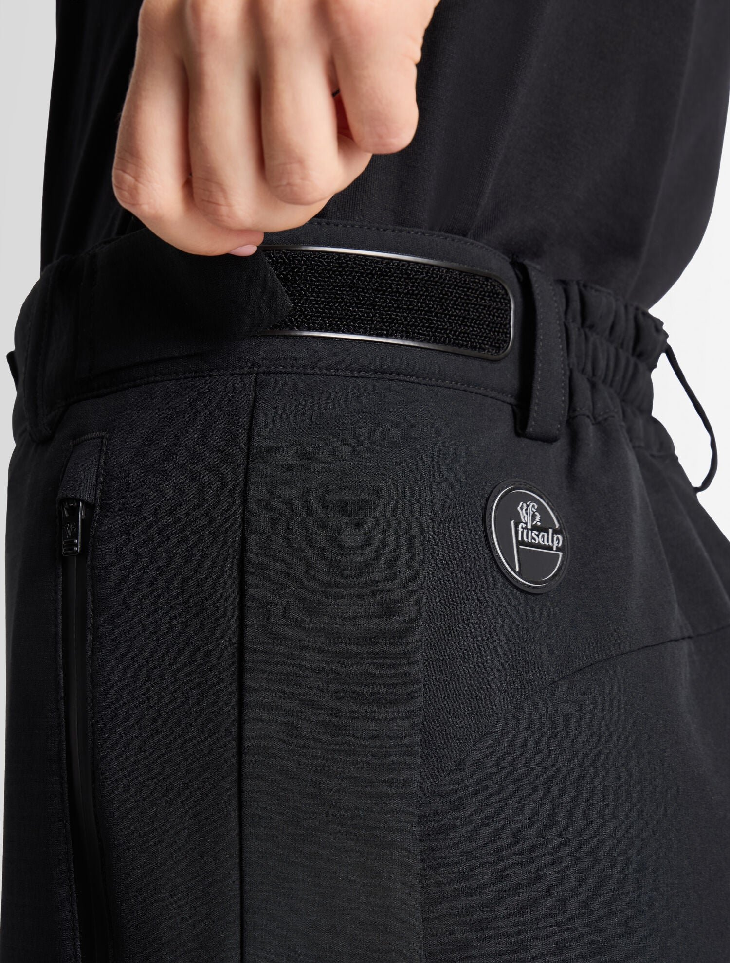 Pantalon hilde coupe regular FUSALP Noir