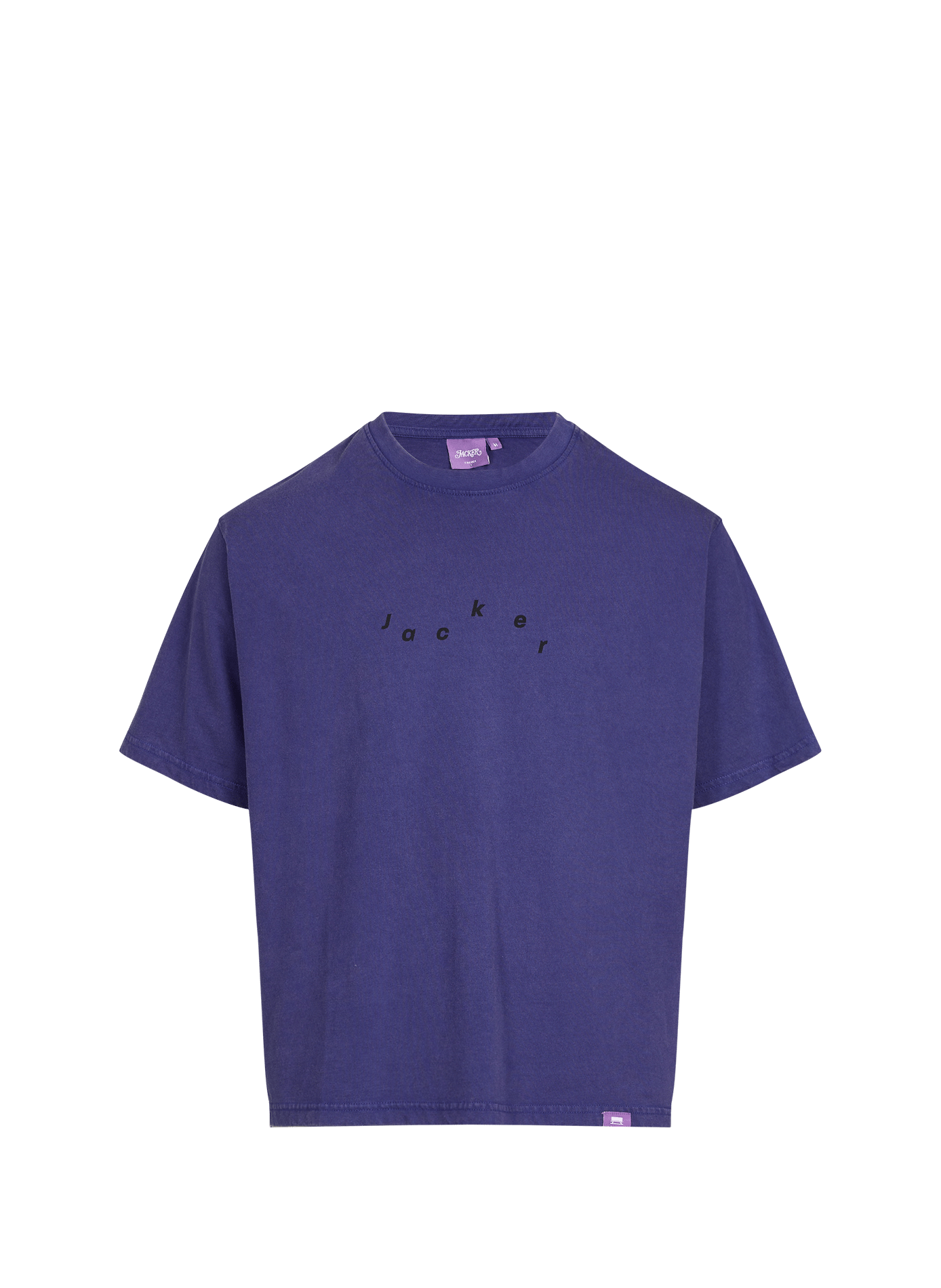 Printed T-shirt JACKER. Blue
