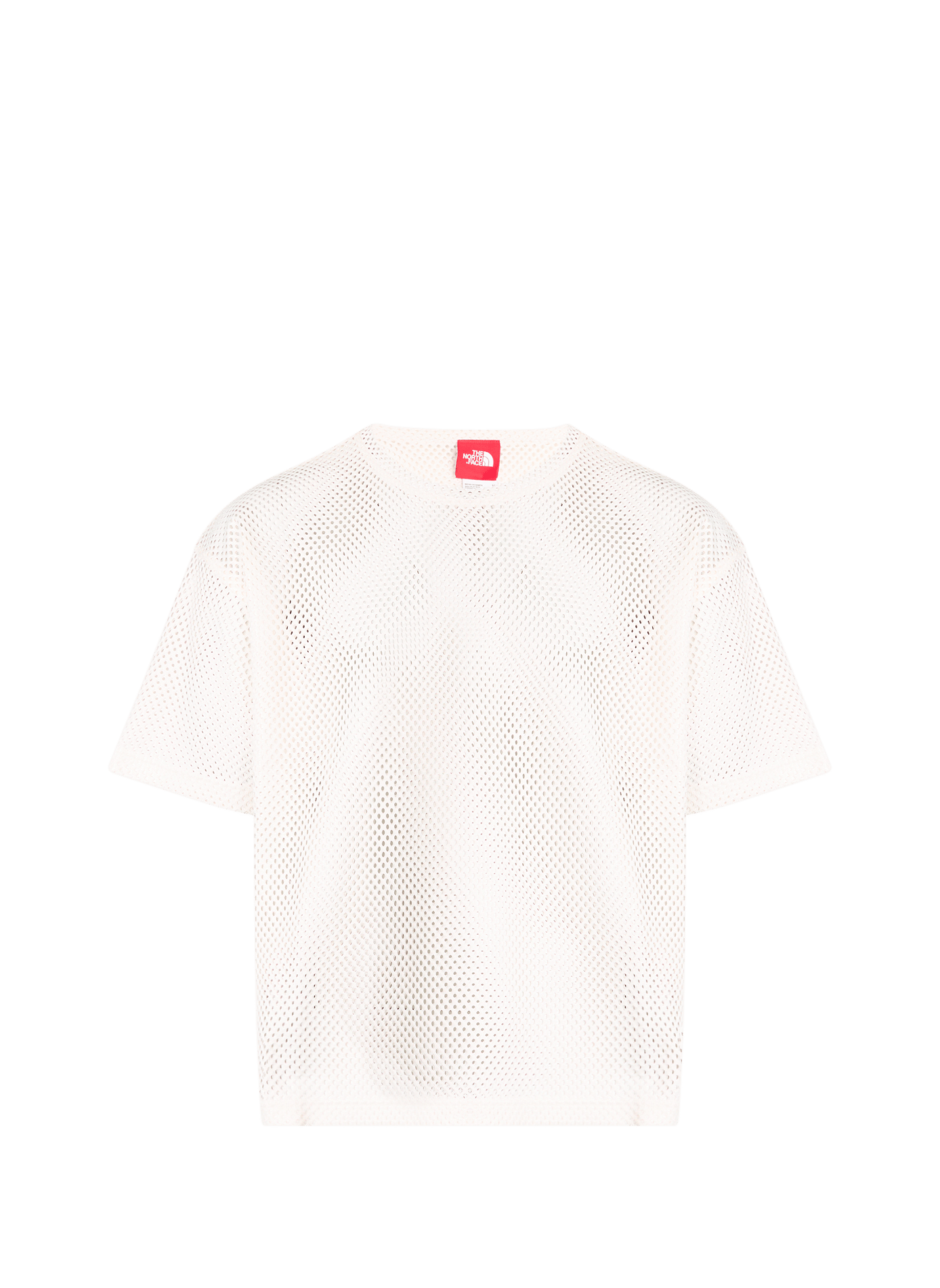 T-shirt à logo et écusson ajouré THE NORTH FACE Beige