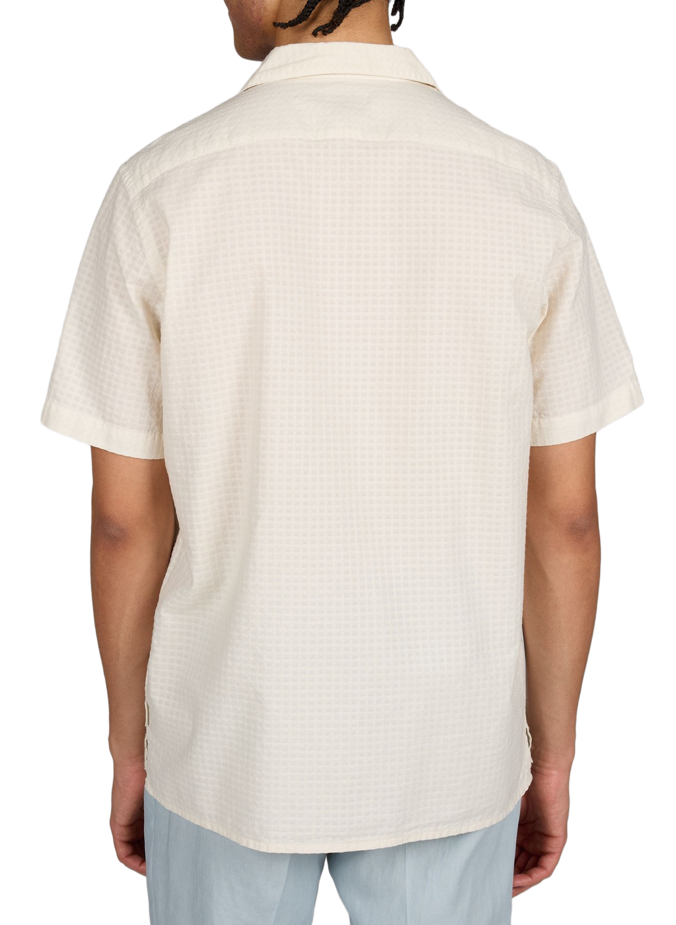 Straight embroidered cotton shirt PAUL SMITH White