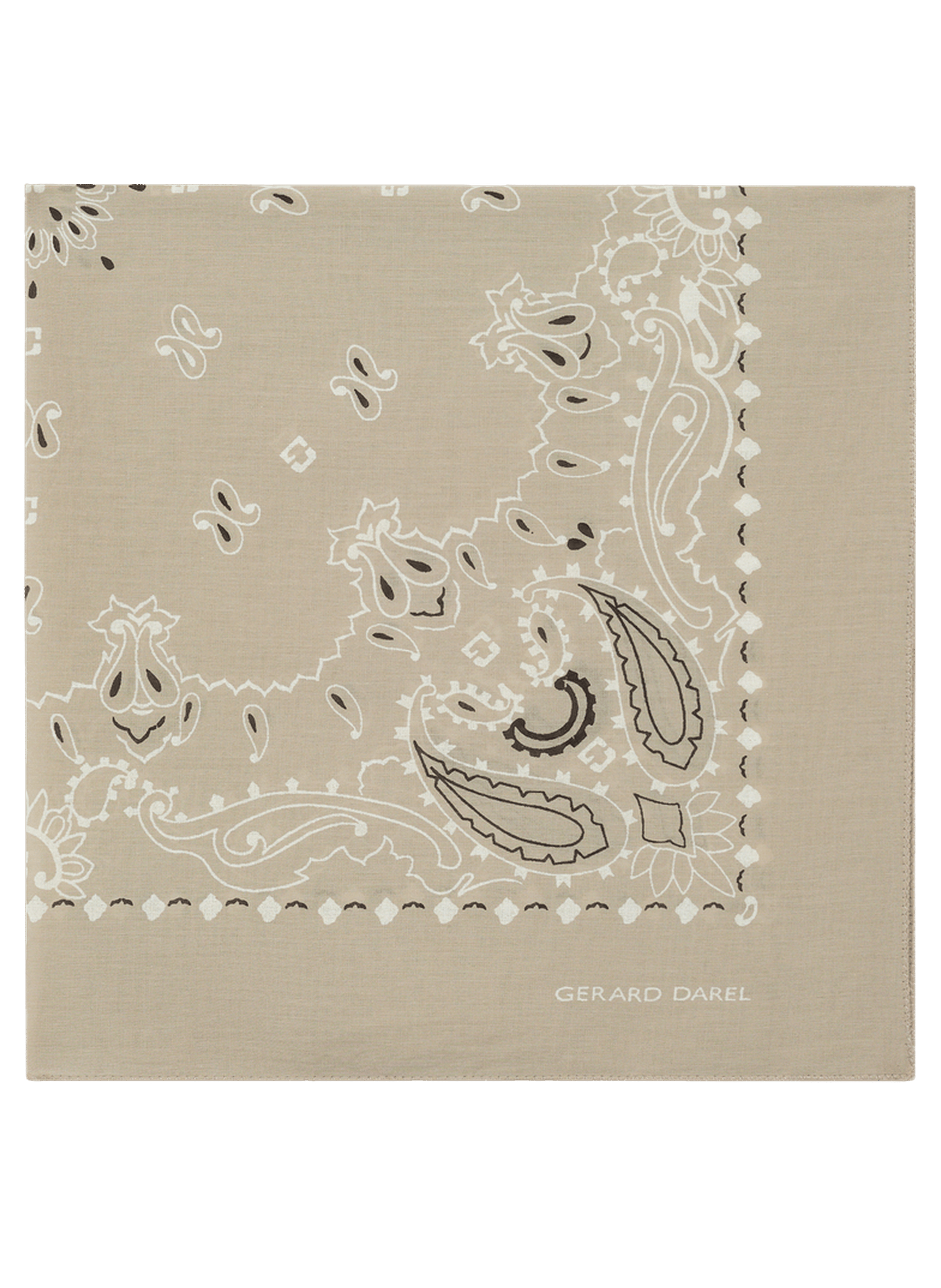 Carré imprimé en coton - dayana GERARD DAREL Vert