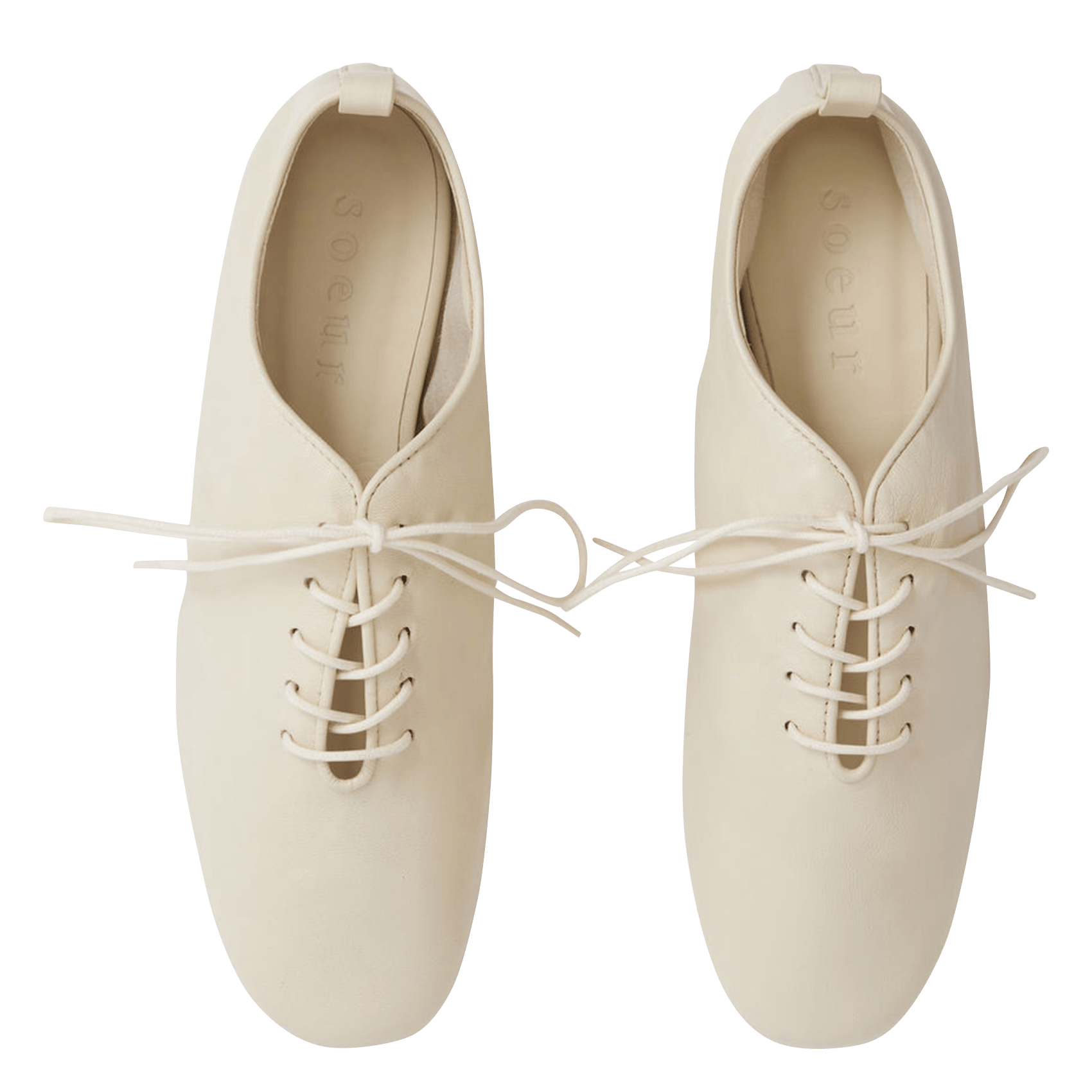 Derbies en cuir orso SOEUR Beige
