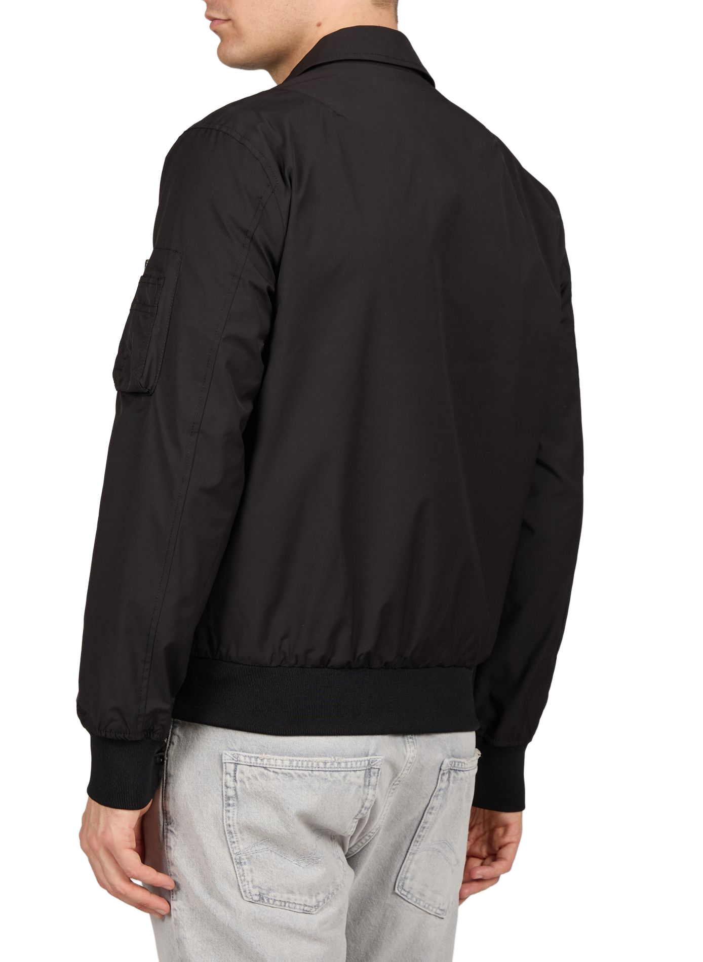 Hawk classic collar bomber BOMBERS ORIGINAL Black
