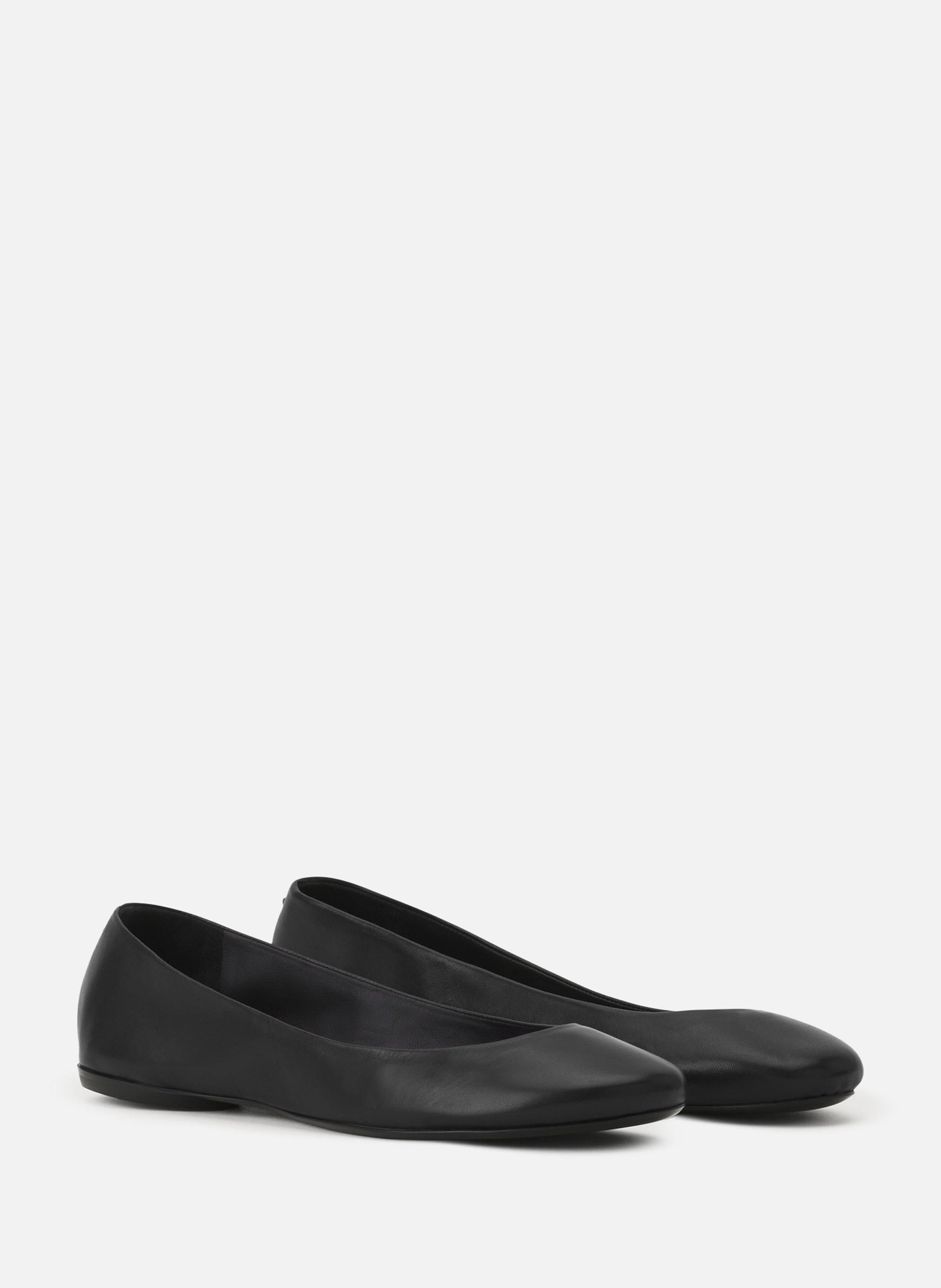 La ballerine en cuir LANVIN Noir