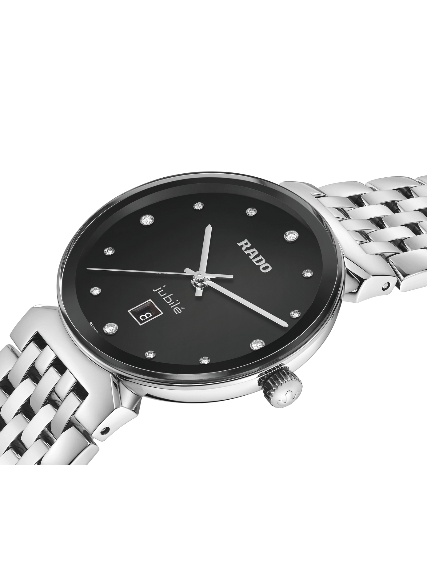 Montre quartz en acier inoxydable RADO Blanc