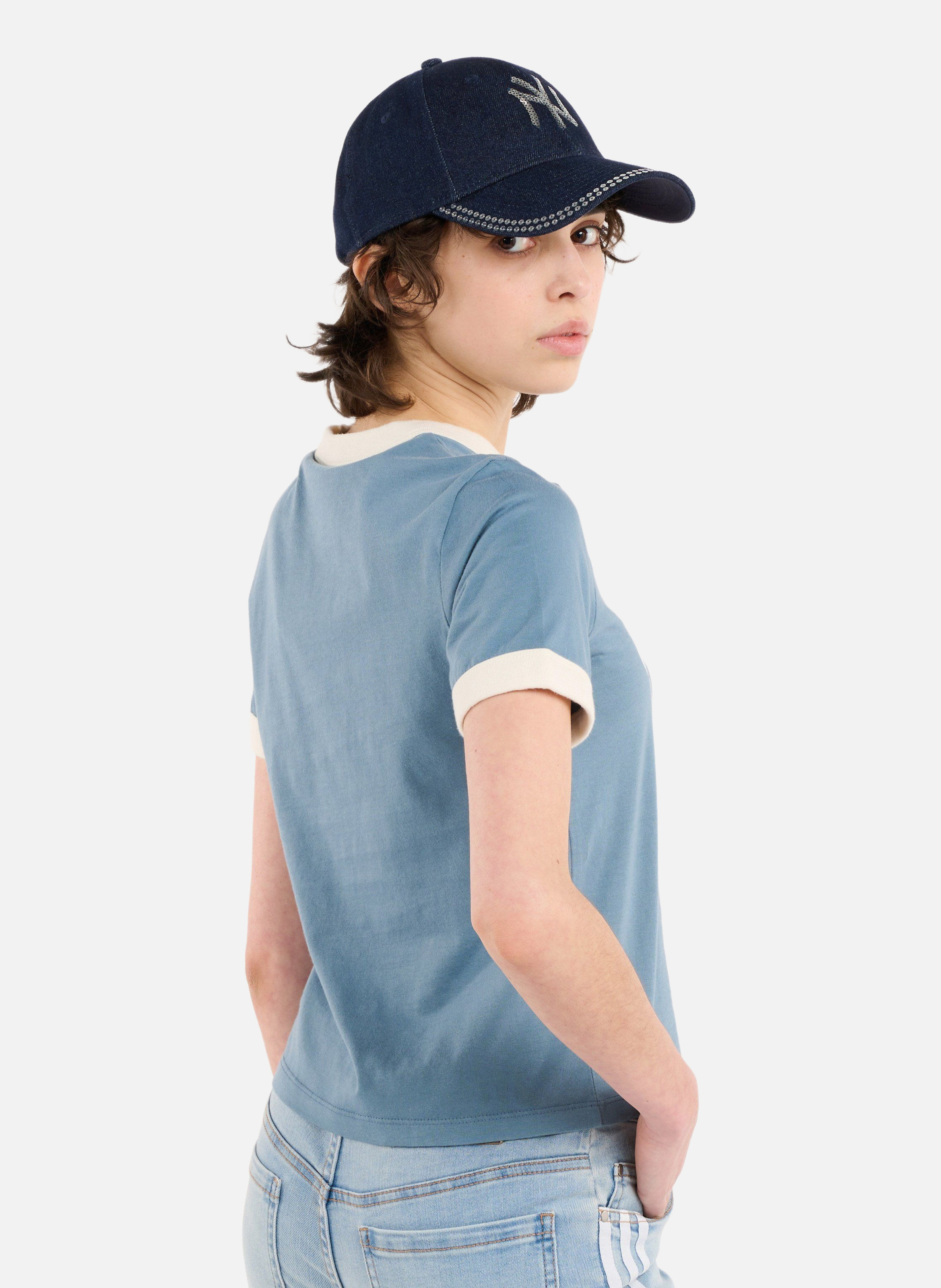 T-shirt w' s/s reminiscing ringer t-s CARHARTT WIP Bleu