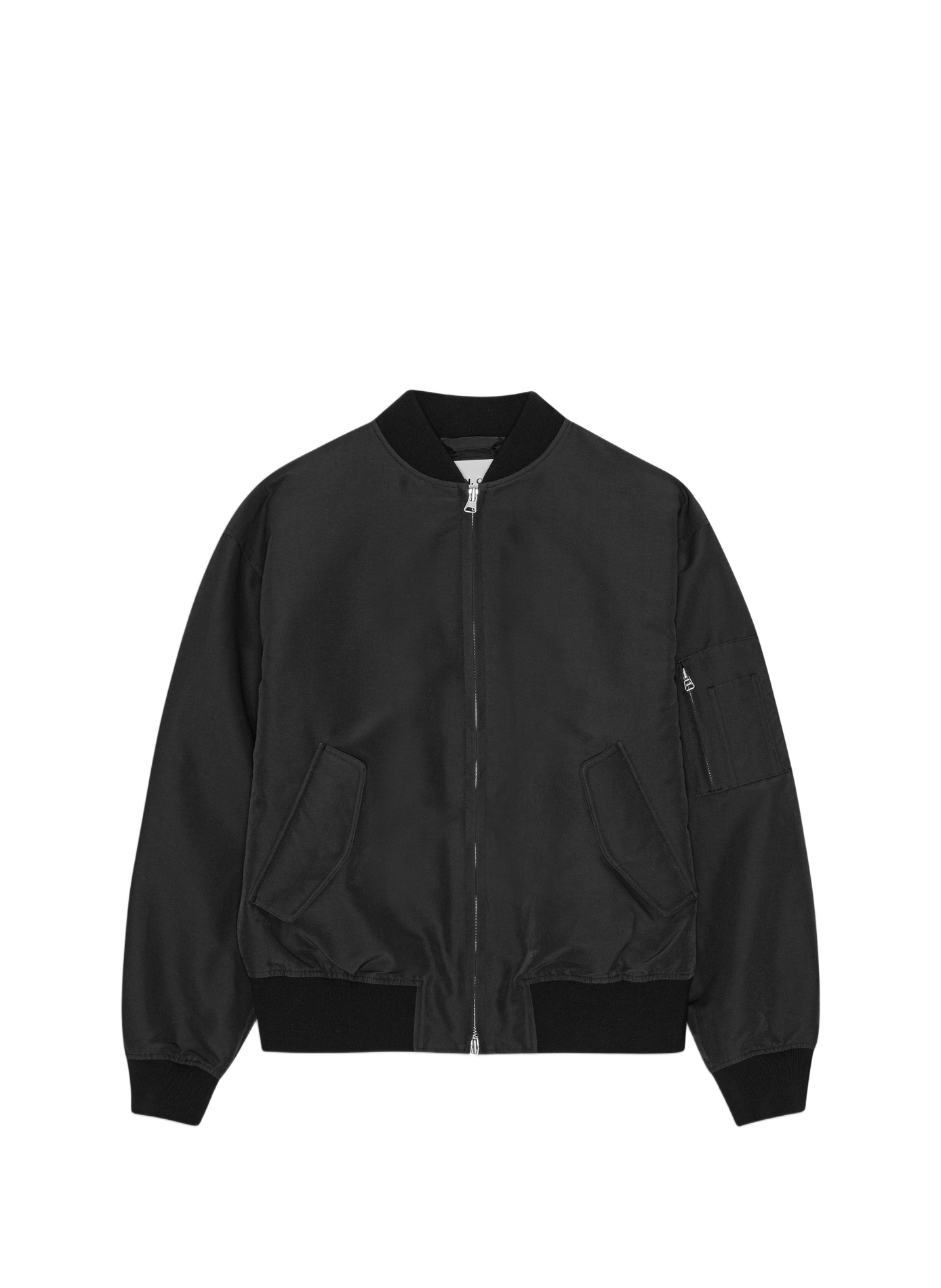 Atlas straight bomber jacket NN.07 Black
