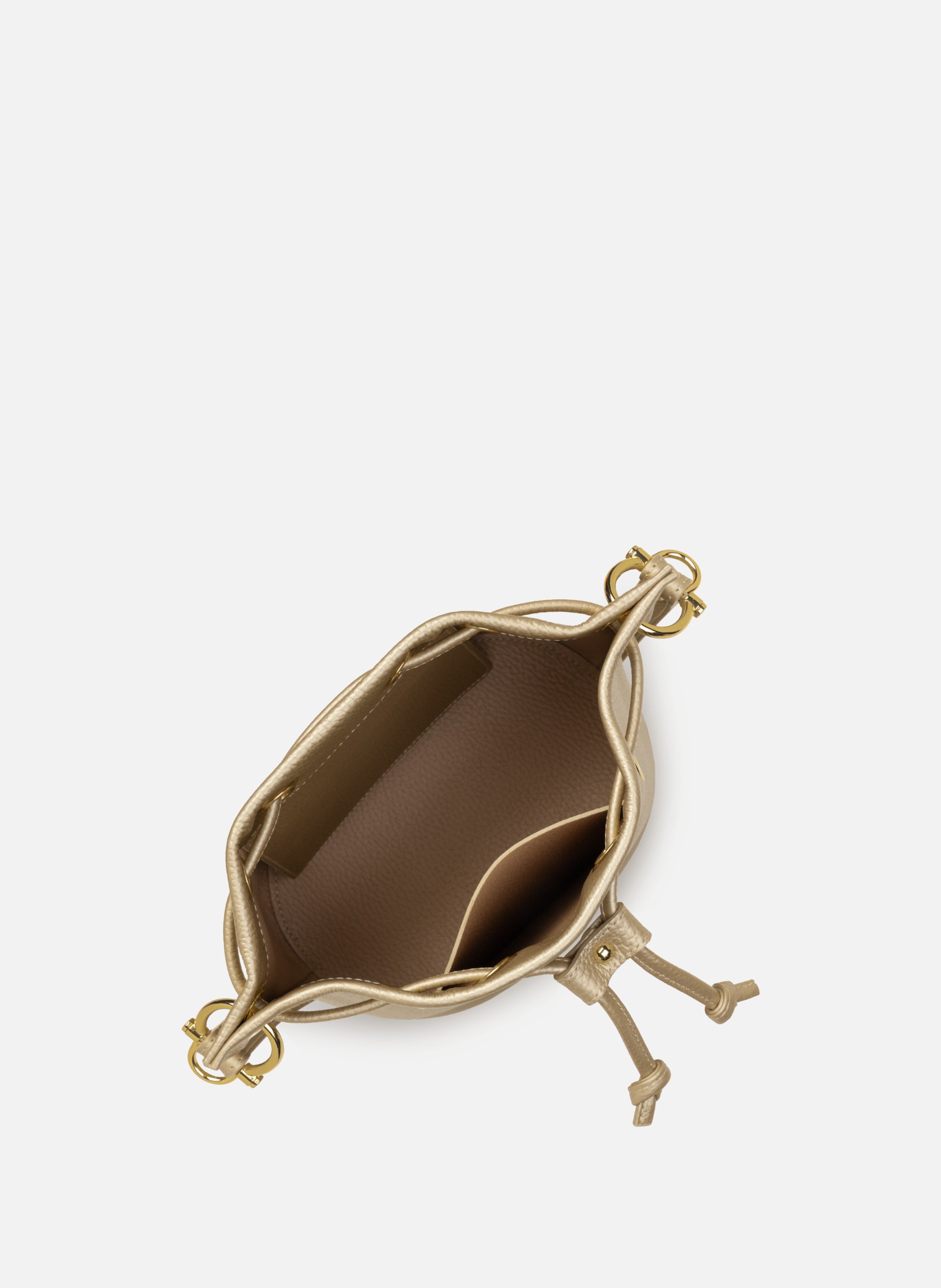 Small bucket bag - alba double LANCASTER Golden