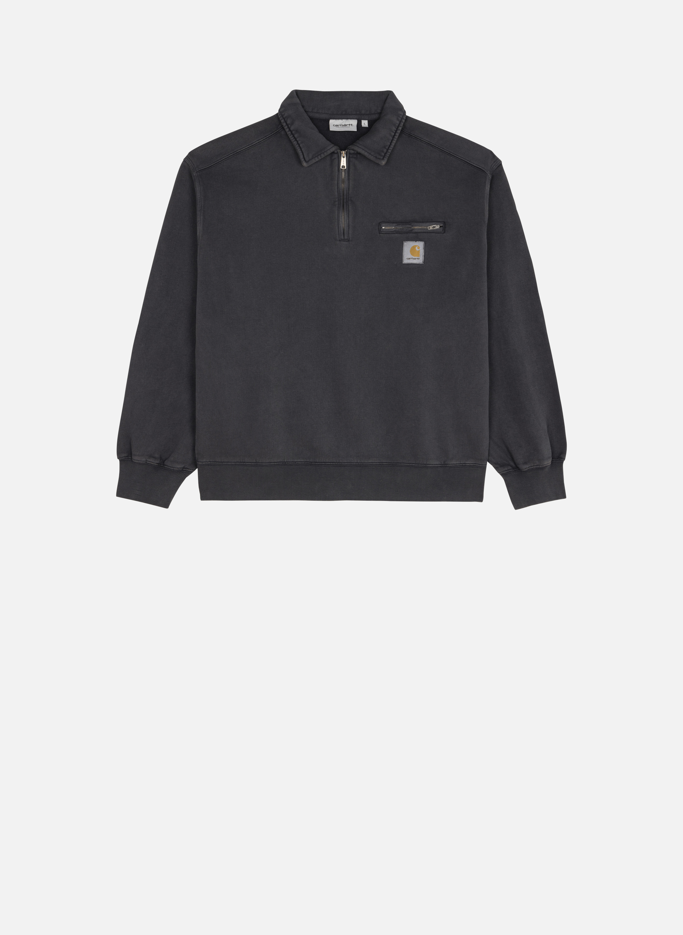 Sweat zippé half zip detroit sweat CARHARTT WIP Noir