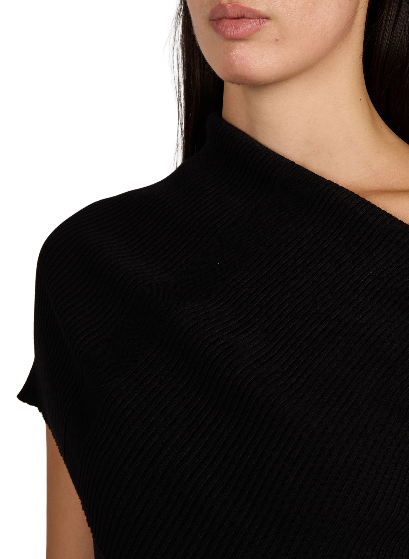 Robe longue Athéna avec fente RICK OWENS Noir
