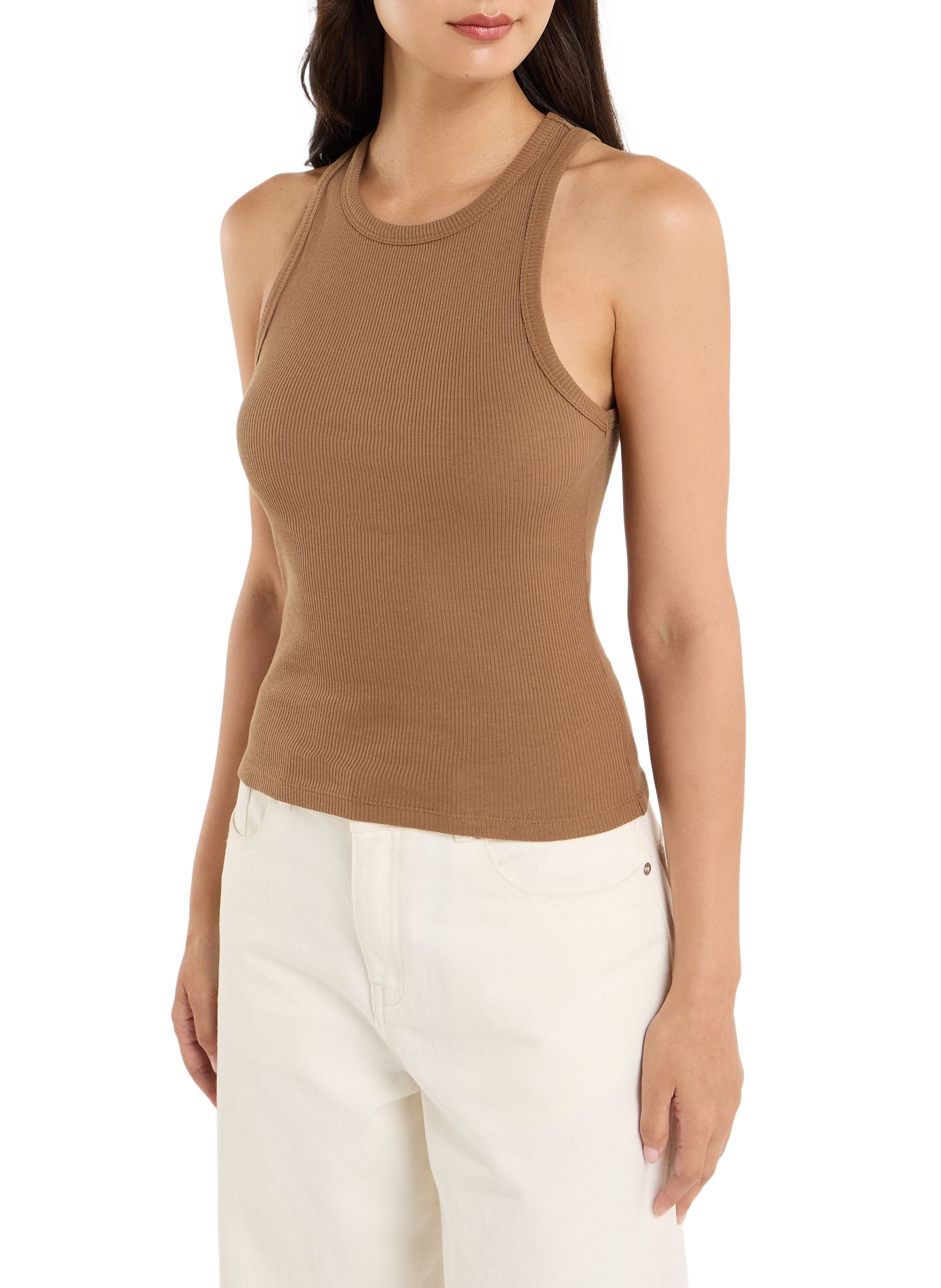 Cotton tank top  SAISON 1865 Beige