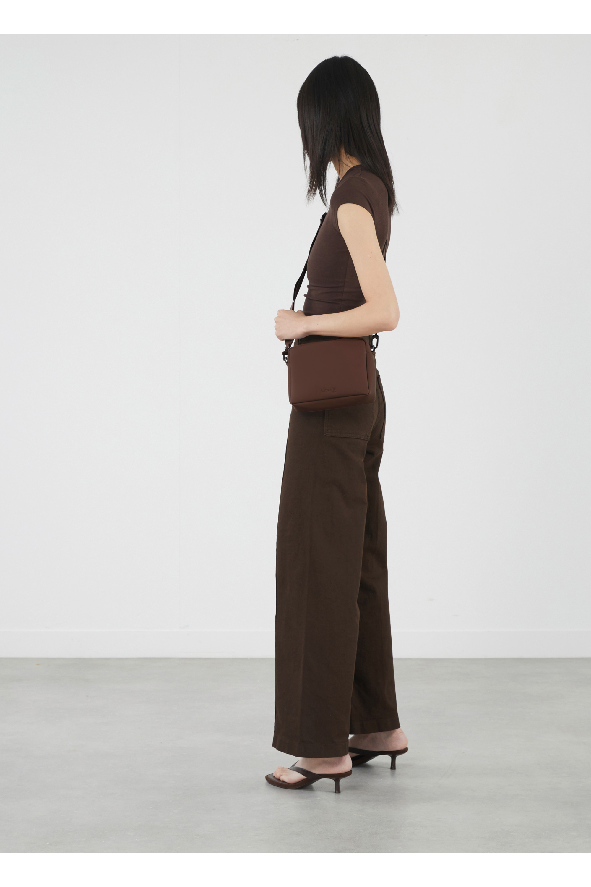 Lost in berlin sac à bandoulière taille s LIPAULT PARIS Marron