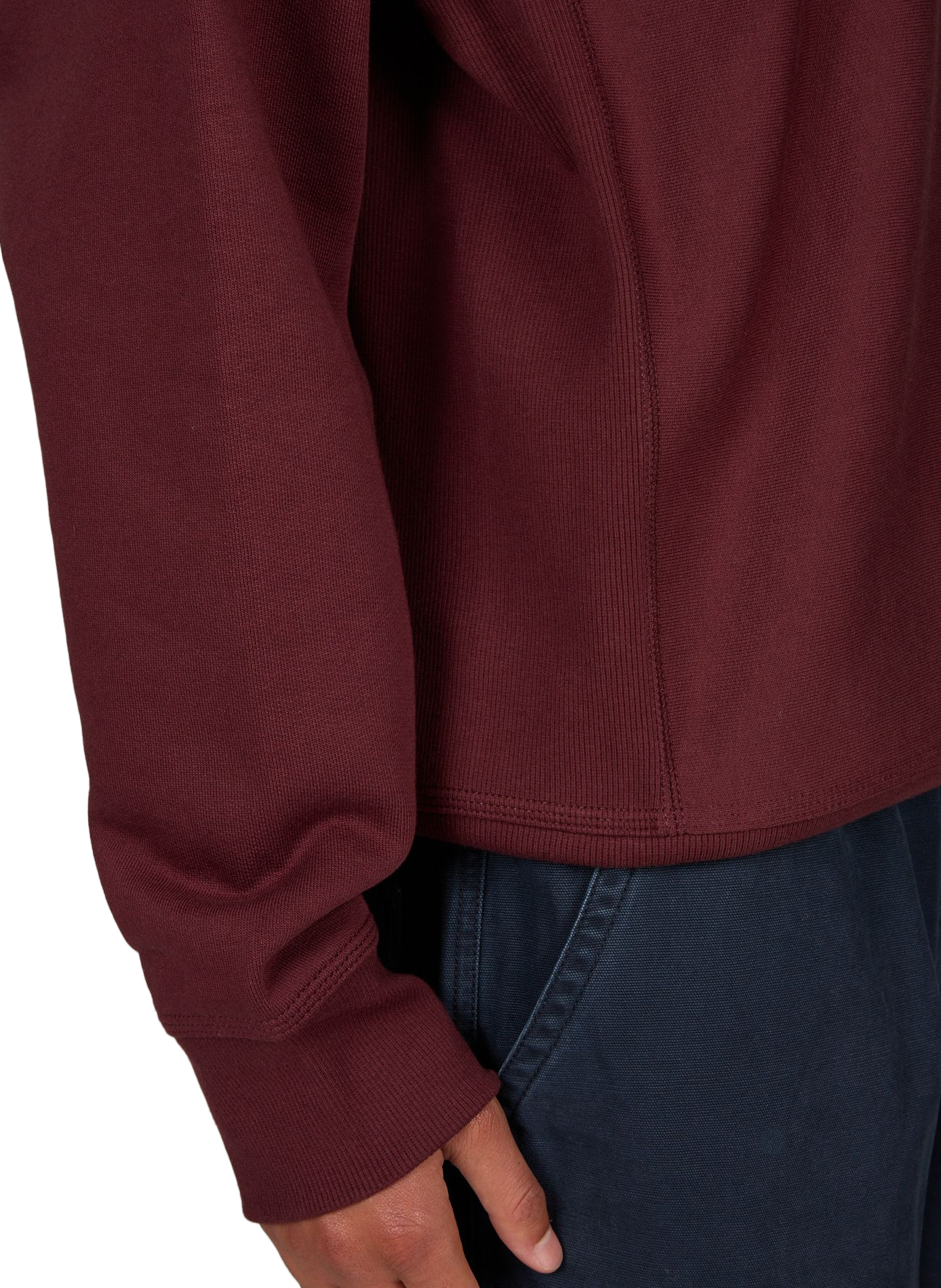 Sweatshirt mit besticktem Logo aus Baumwolle CARHARTT WIP Rot