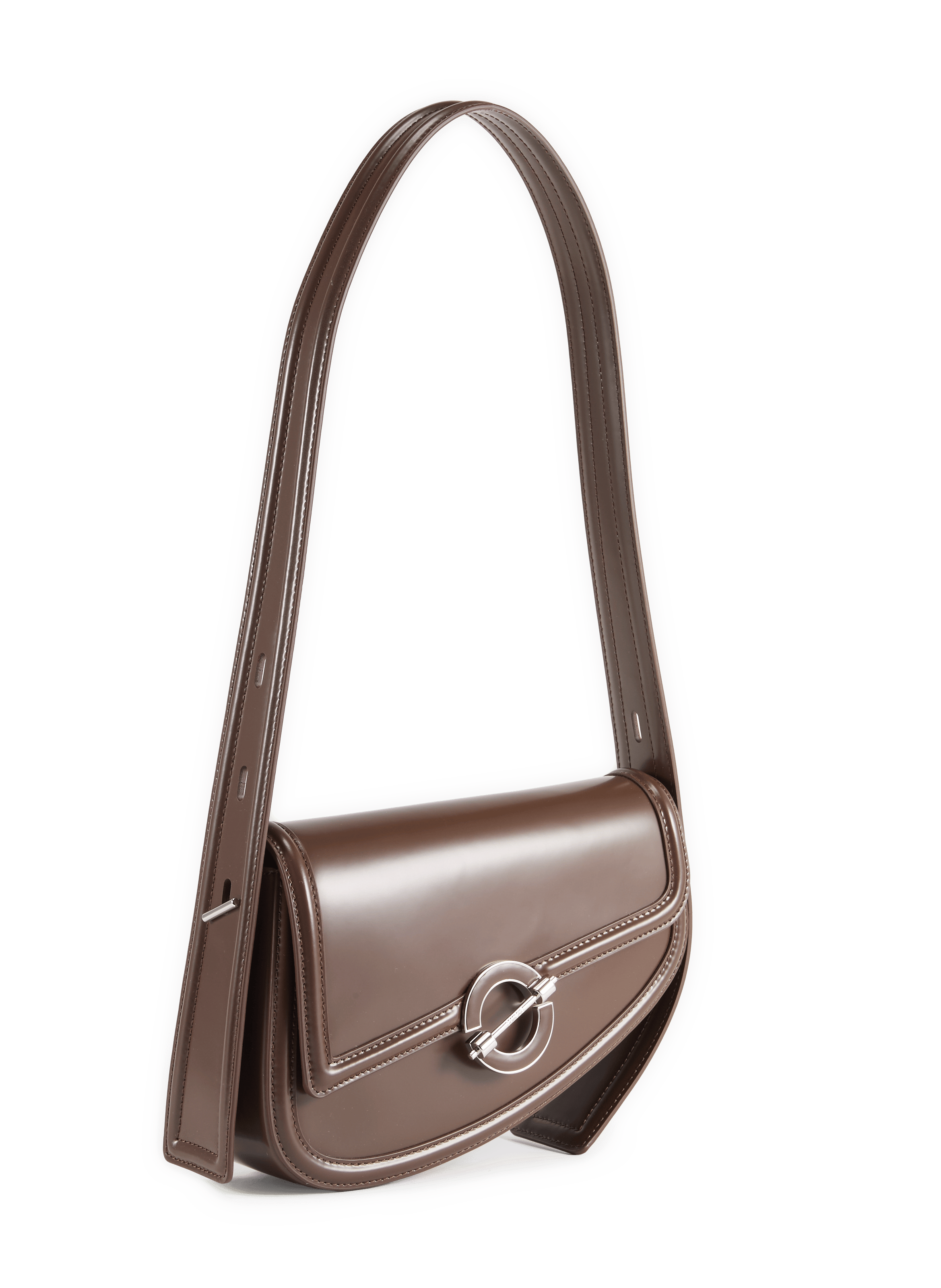 Schultertasche aus Leder SAMSOE SAMSOE Braun