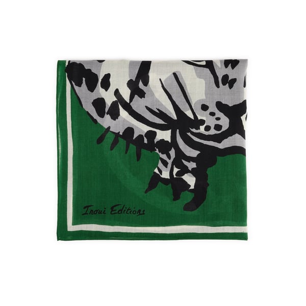 Foulard imprimé en laine Foulard imprimé en laine