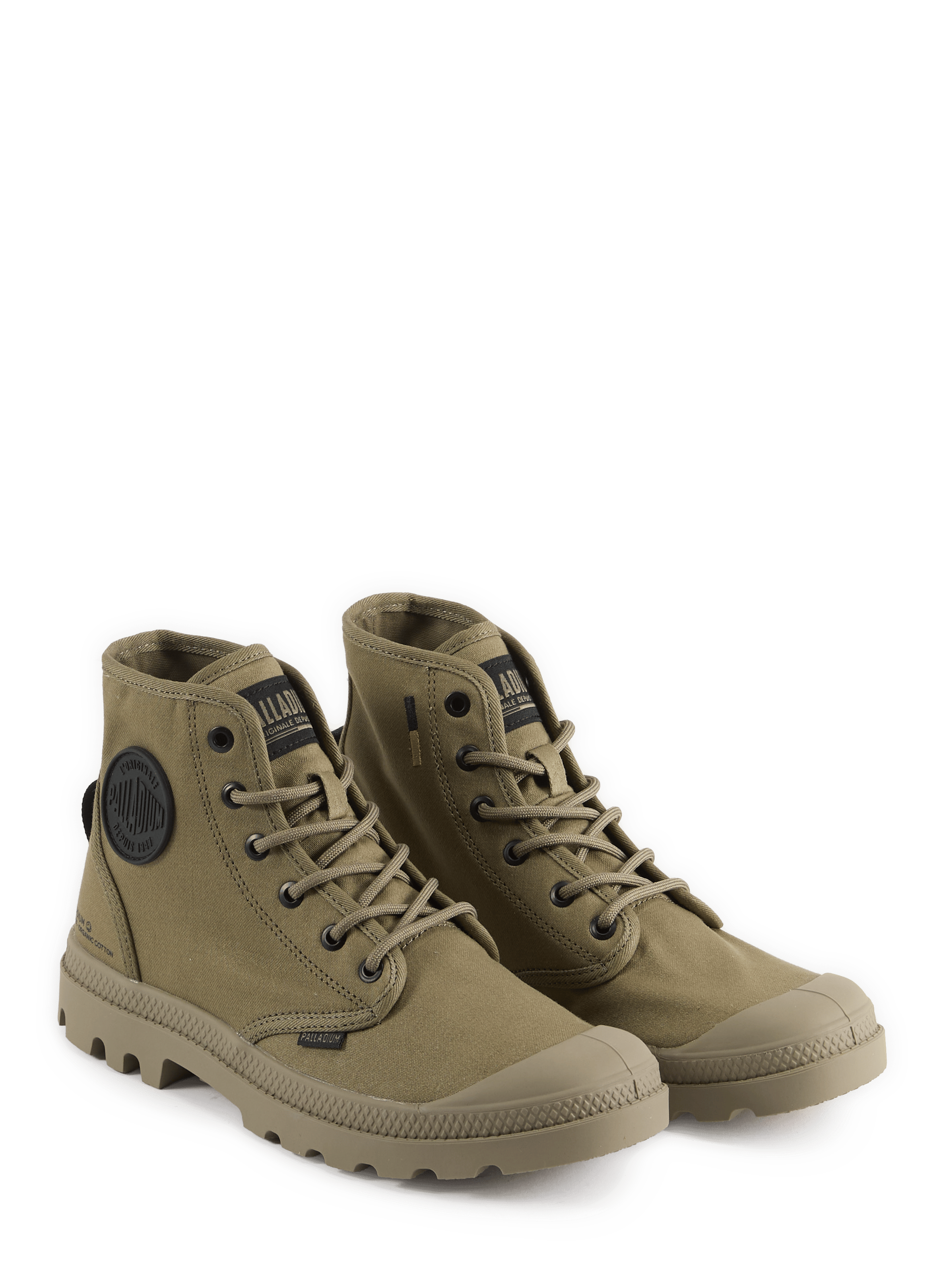 Cotton ankle boots PALLADIUM Khaki