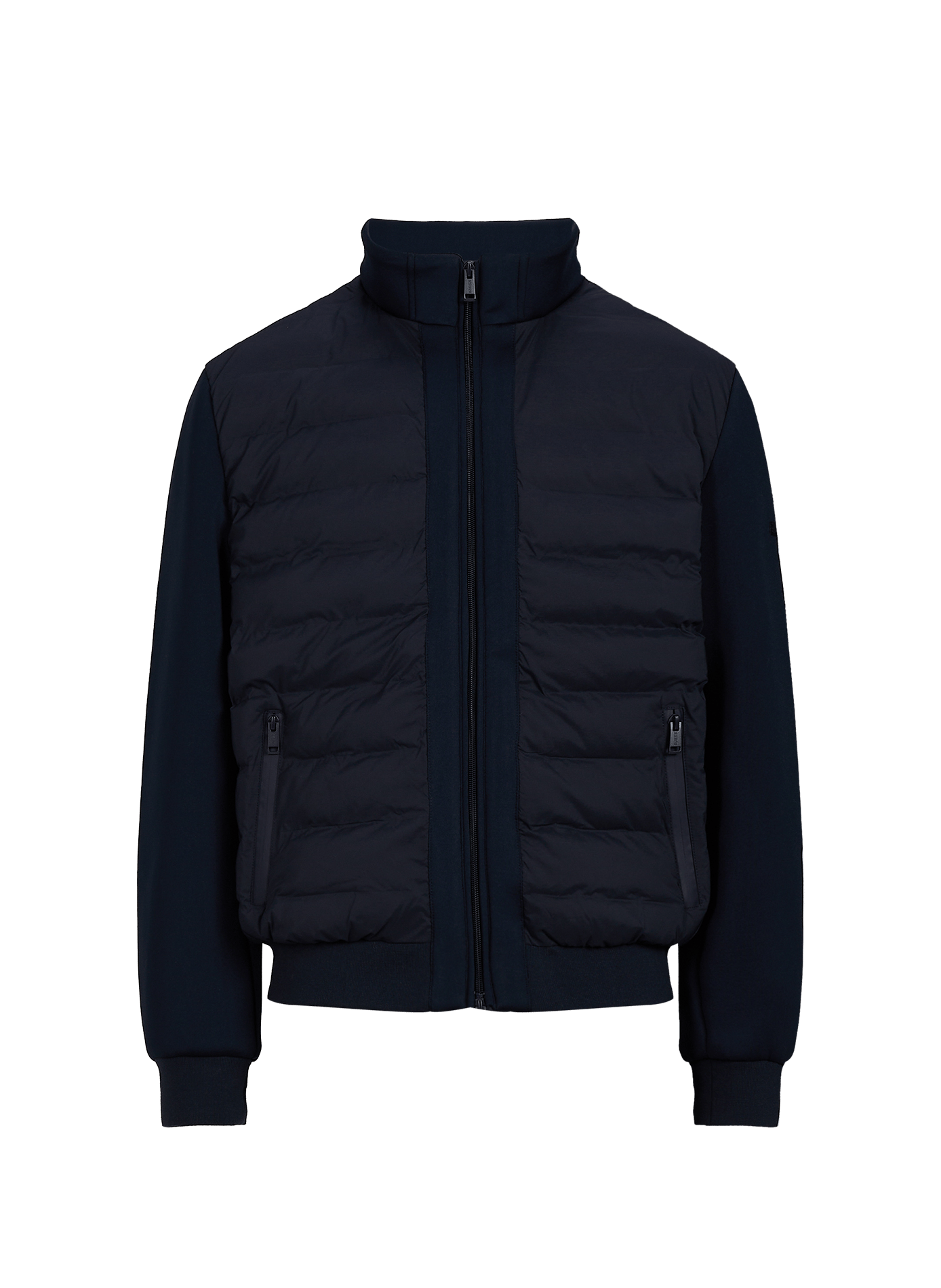 Straight-cut quilted jacket with a stand-up collar GUESS Blue