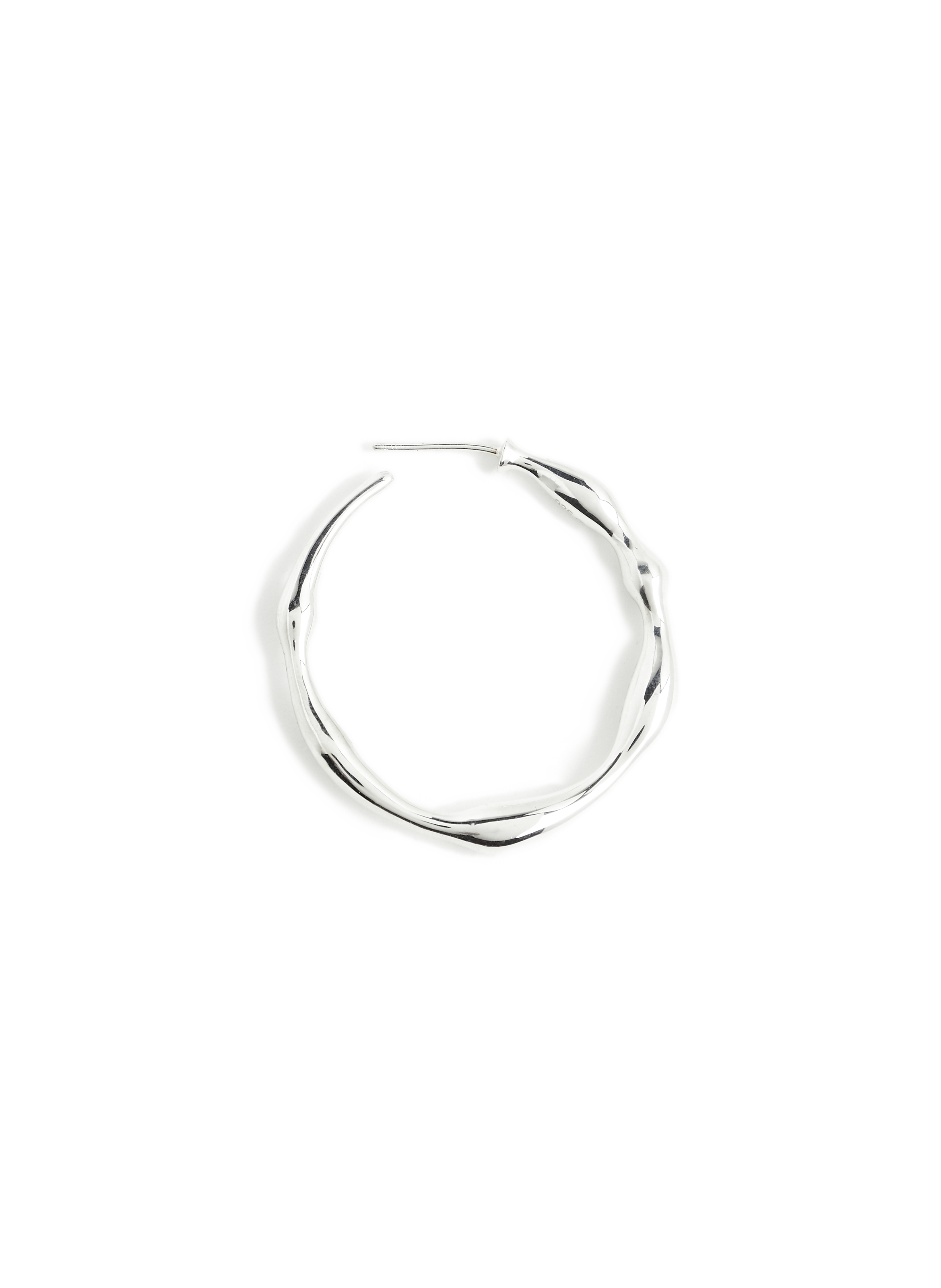 NU ATELIER Créole maxi unique Gravity en argent Argent