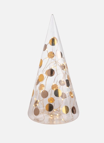 Sapin lumineux en verre motif pois RADER Sapin lumineux en verre motif pois RADER