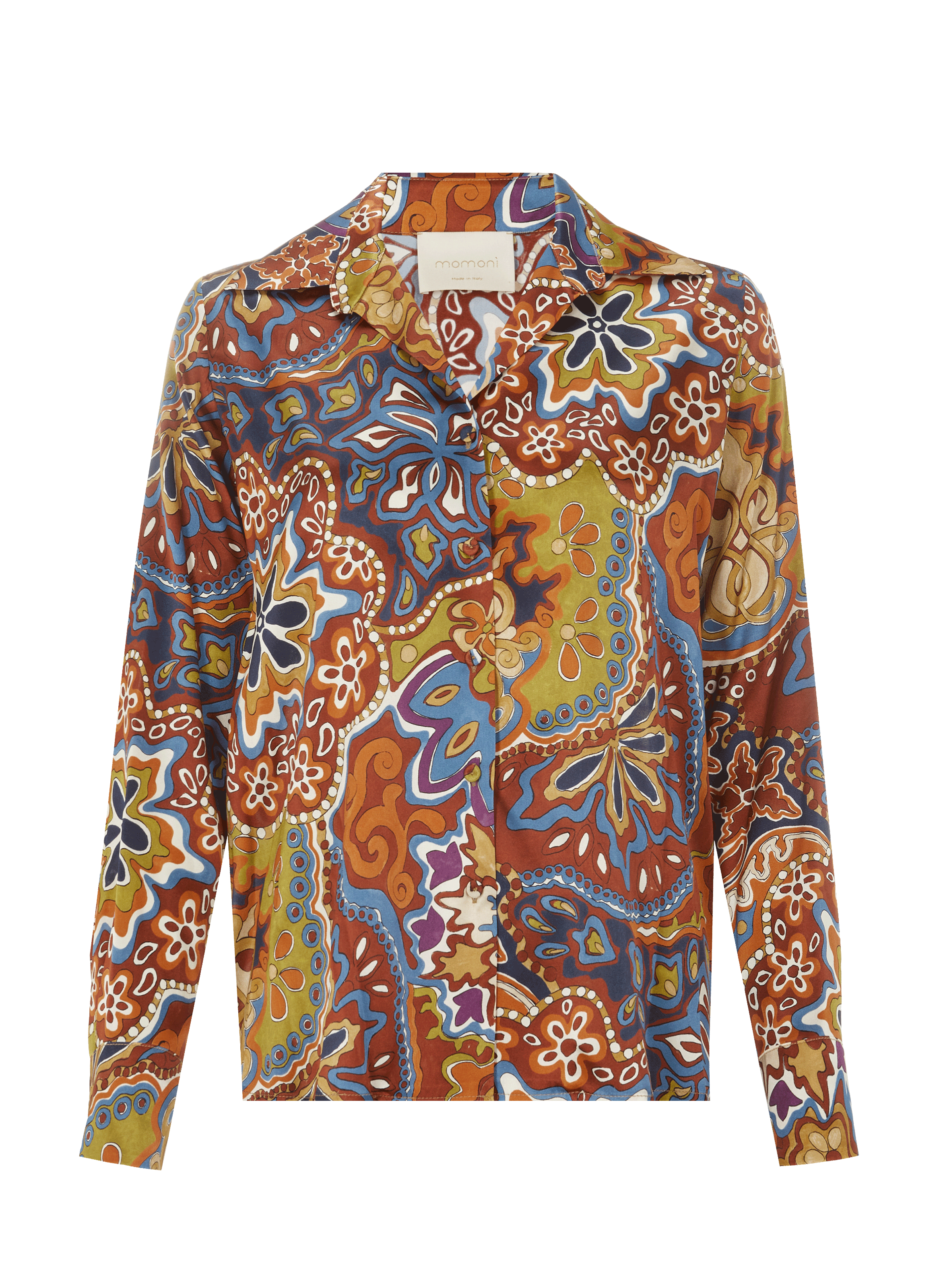 Blouse à imprimé en soie