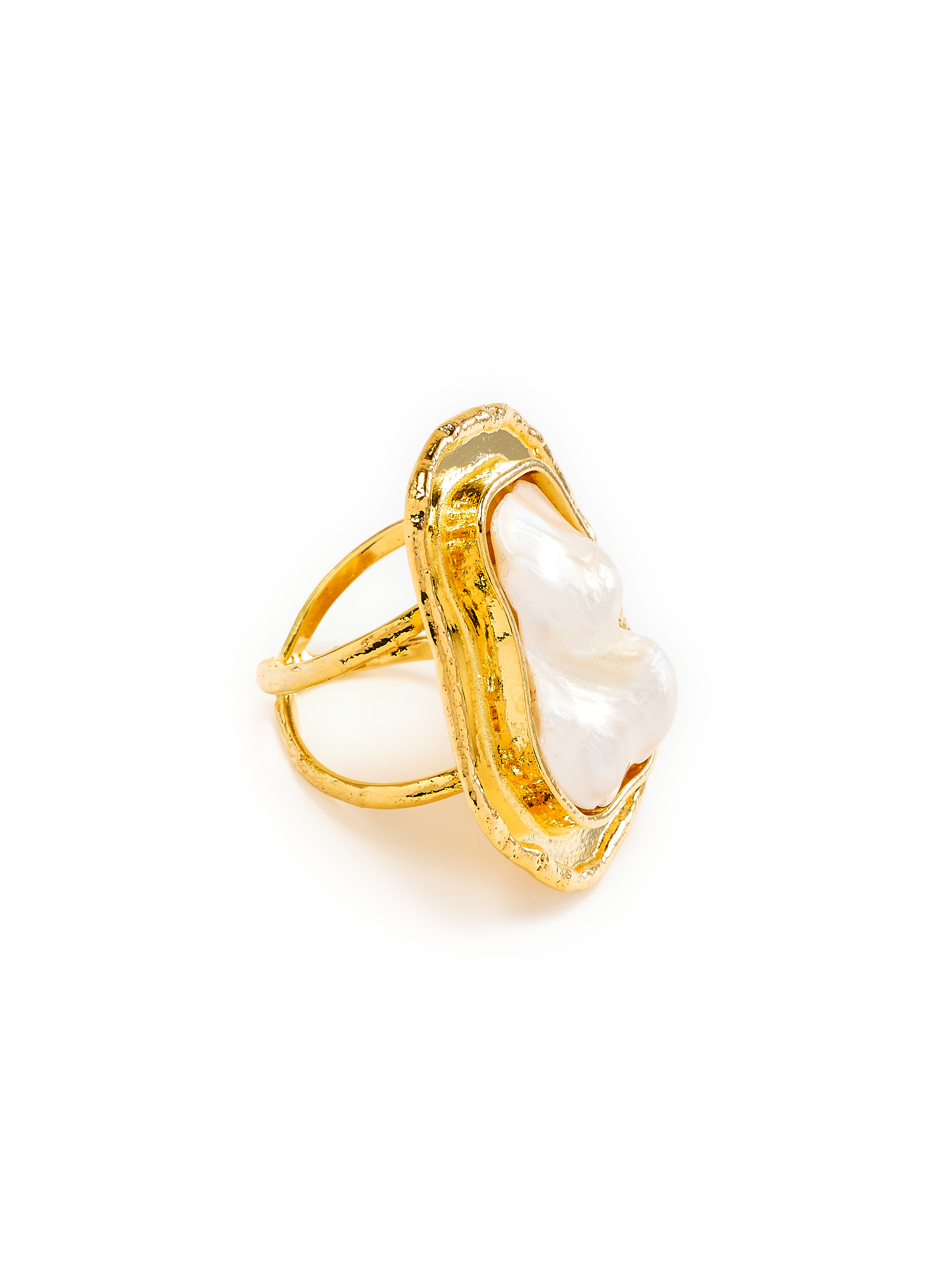 Bague Pearl  SYLVIA TOLEDANO Blanc