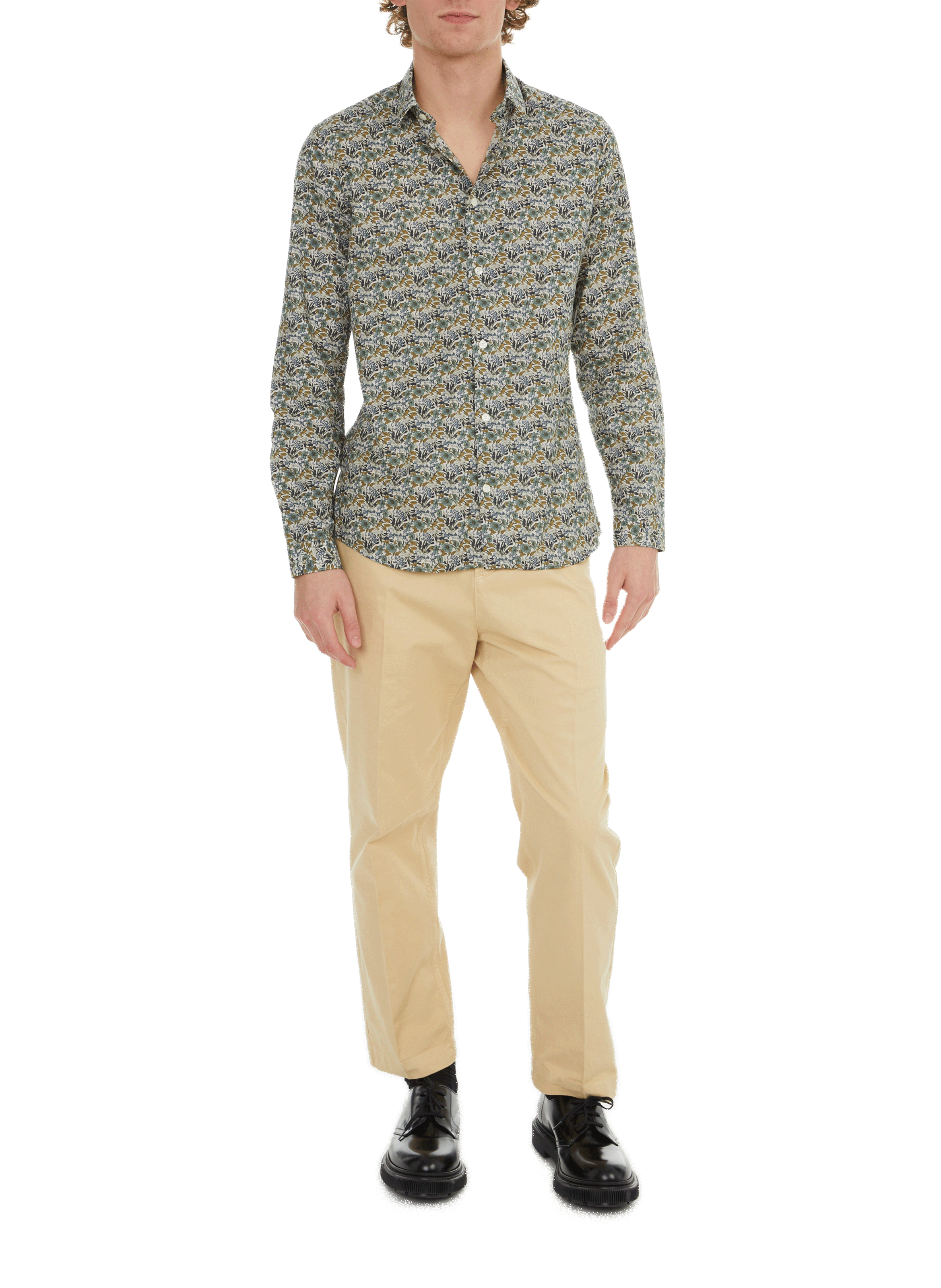 Chemise imprimée en coton Dropico Multicolore