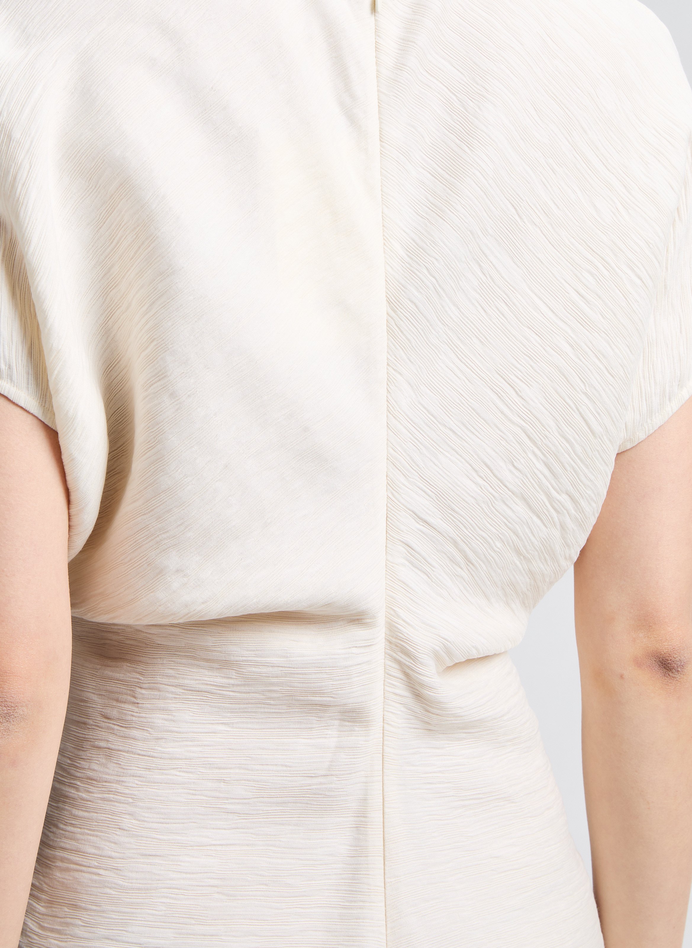 Long draped Dress TOTEME White