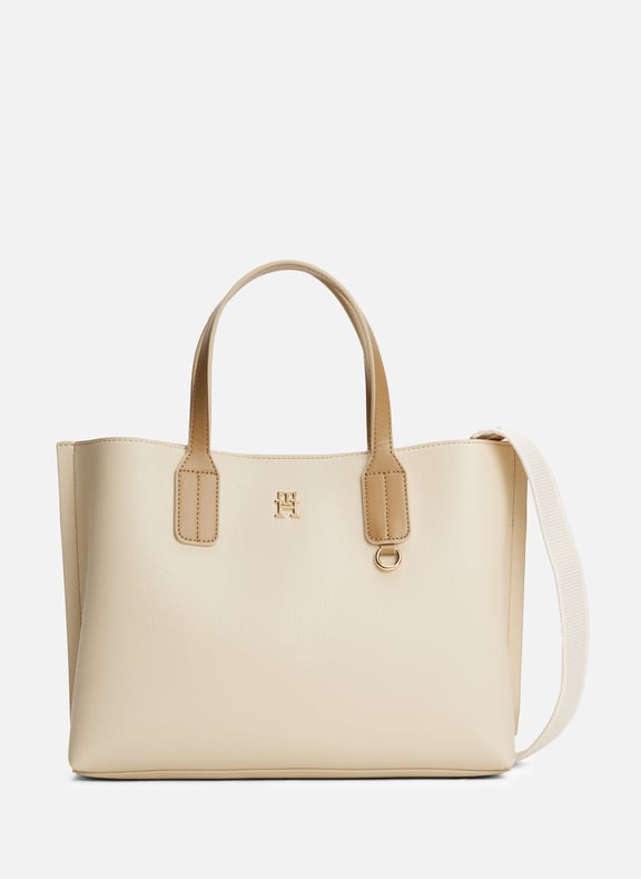 Sac cabas à logo Beige by TOMMY HILFIGER TOMMY HILFIGER Sac cabas à logo Beige