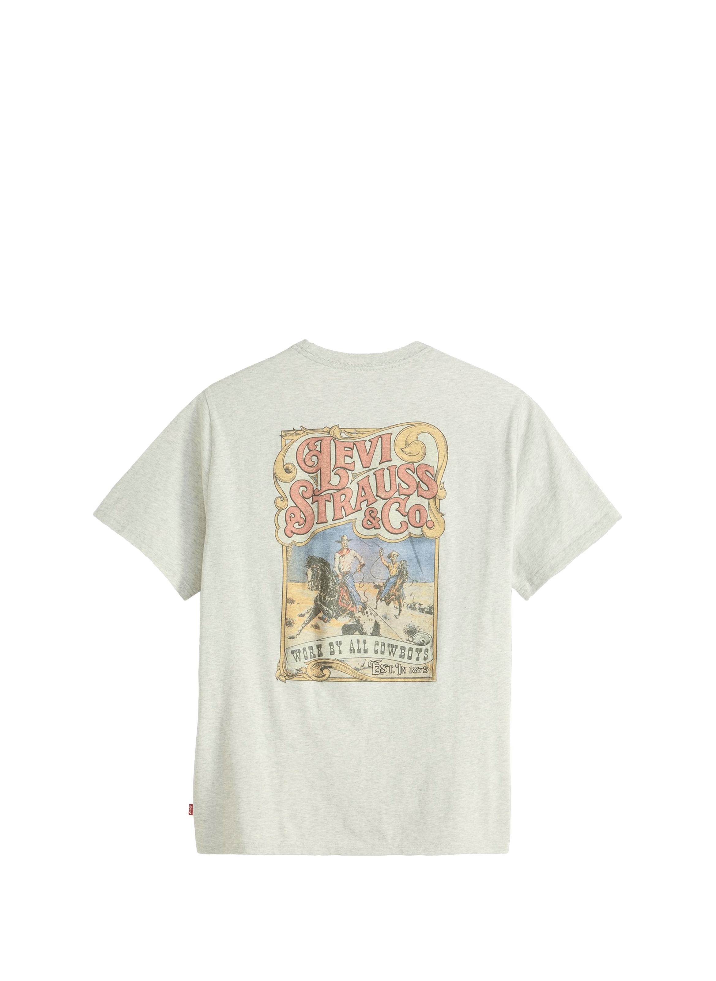 Two Horse Brand patterned T-shirt LEVI'S Grey