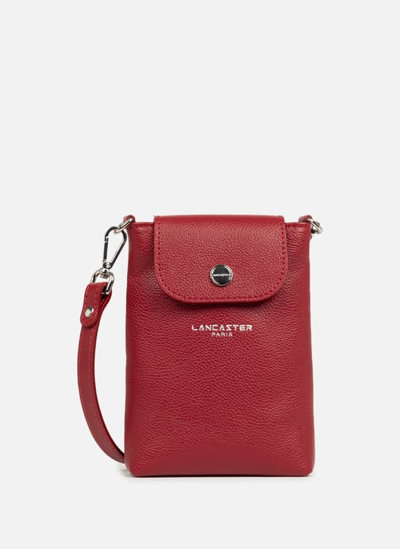Pochette smartphone - milano bao Rouge by LANCASTER LANCASTER Pochette smartphone - milano bao Rouge