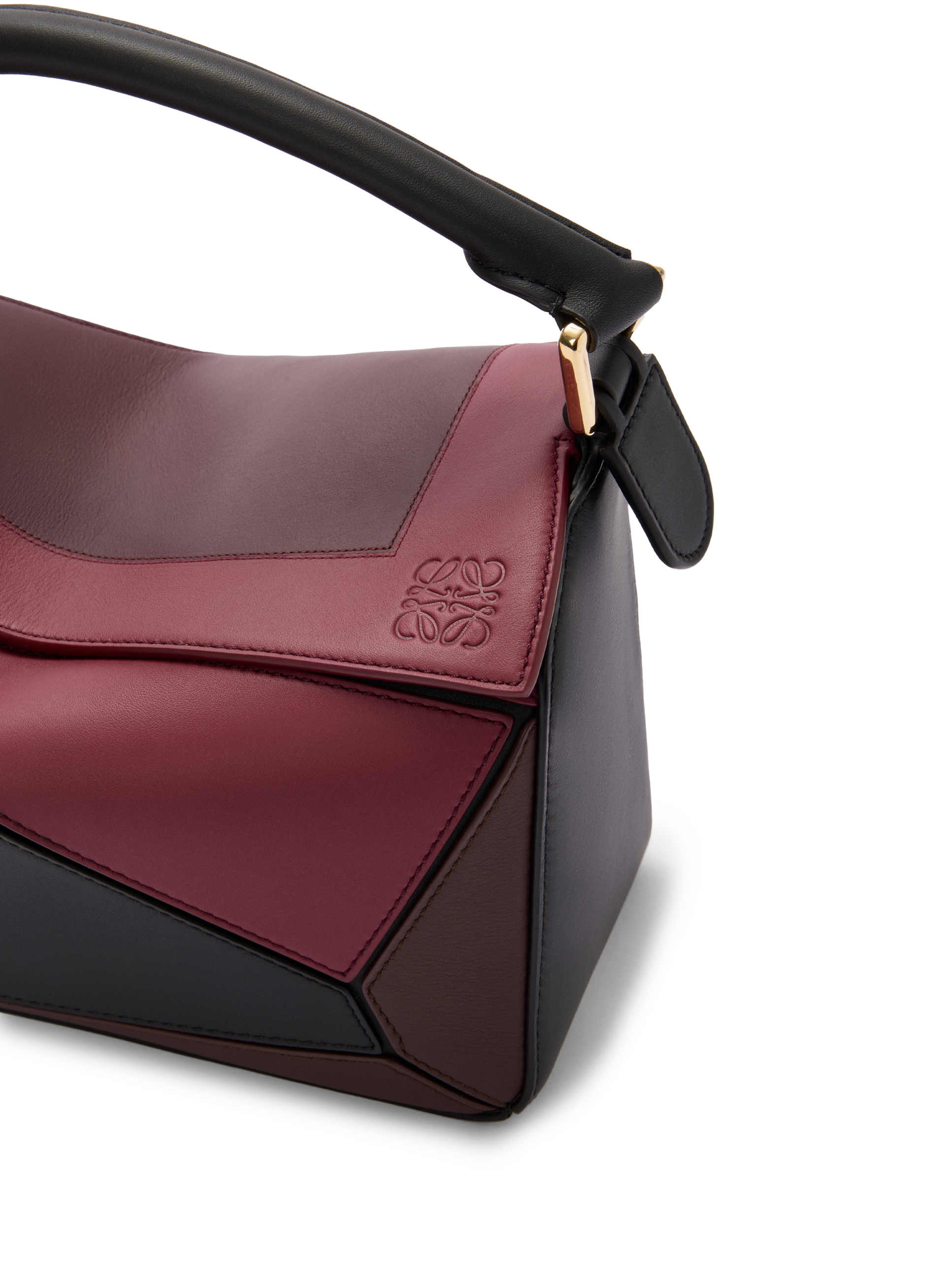 Small Puzzle leather bag - LOEWE x Albers LOEWE Black