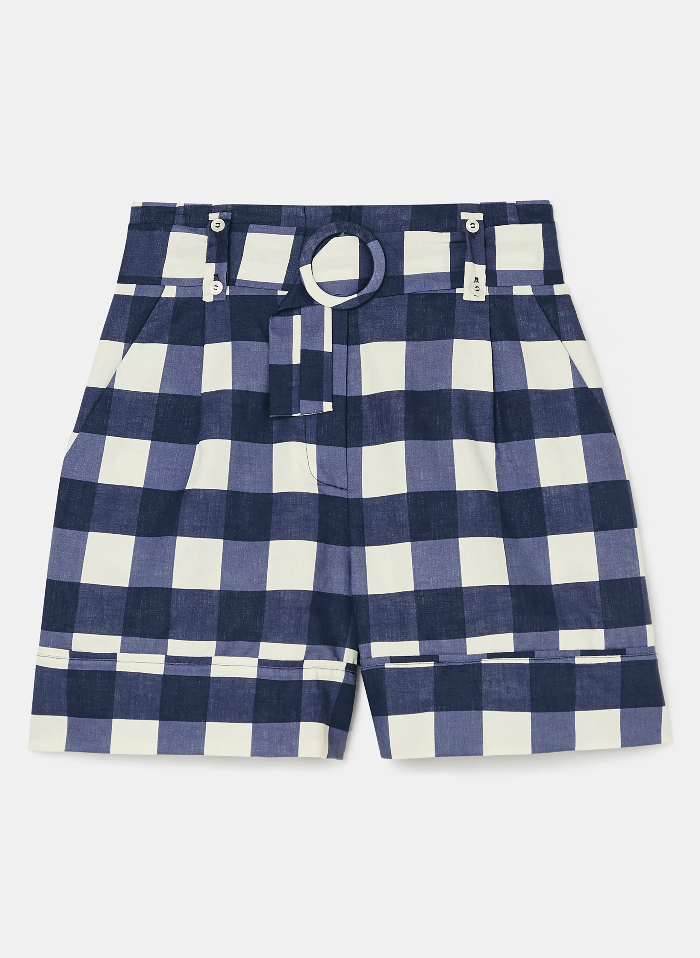 TARA JARMON Short shelby Bleu