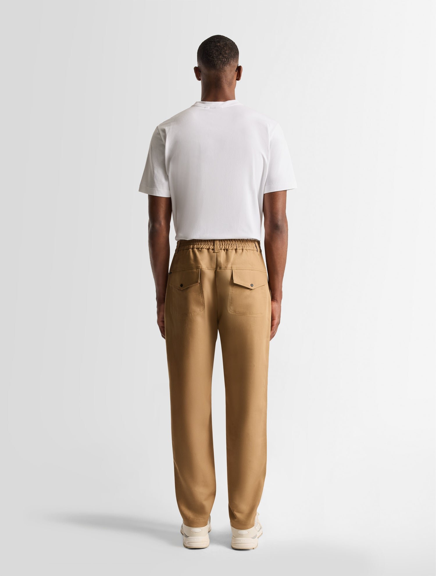 Pantalon laukol coton coupe regular FUSALP Beige