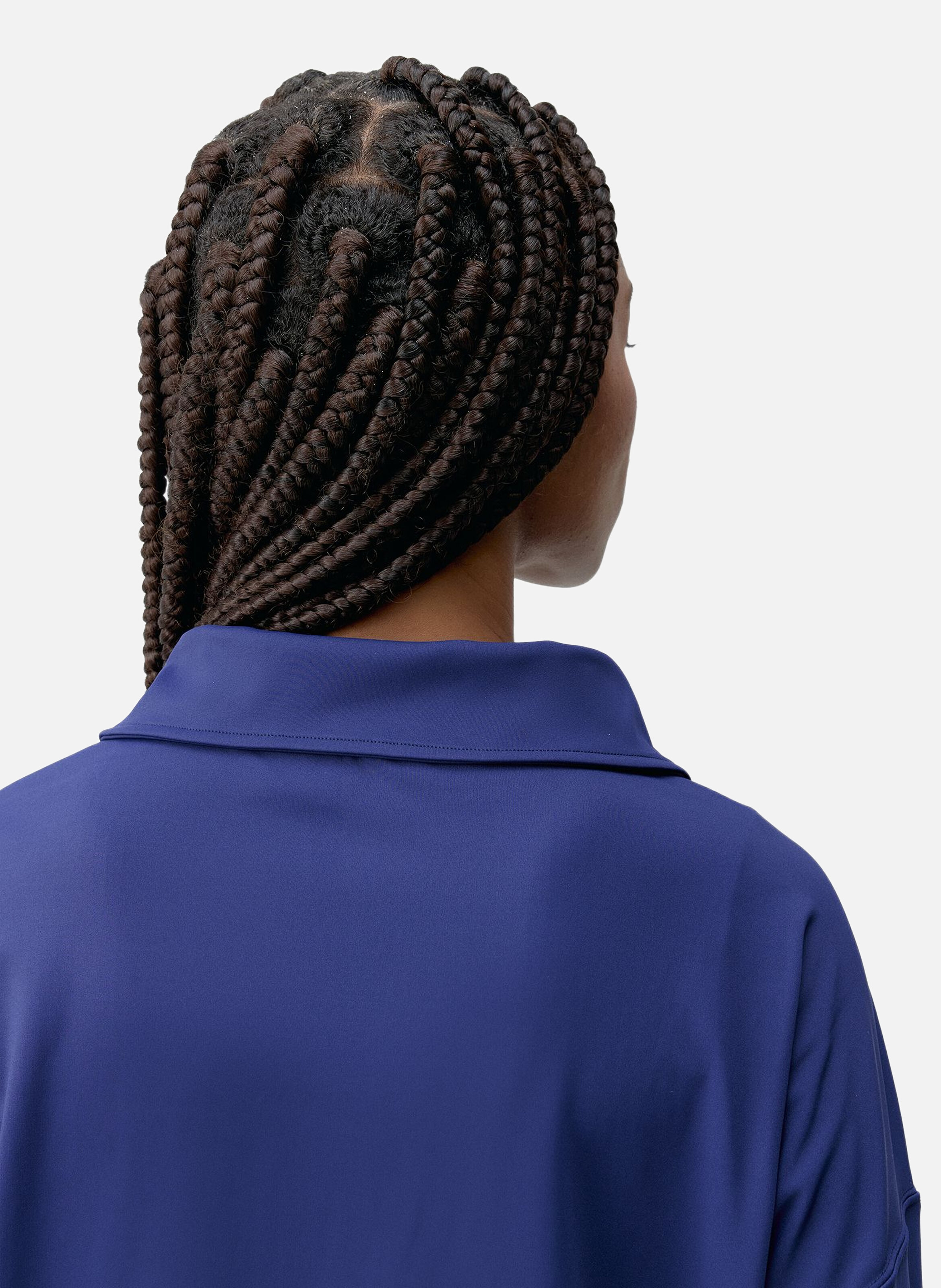 Sweat de sport sans capuche performance lua polo BORN LIVING YOGA Bleu