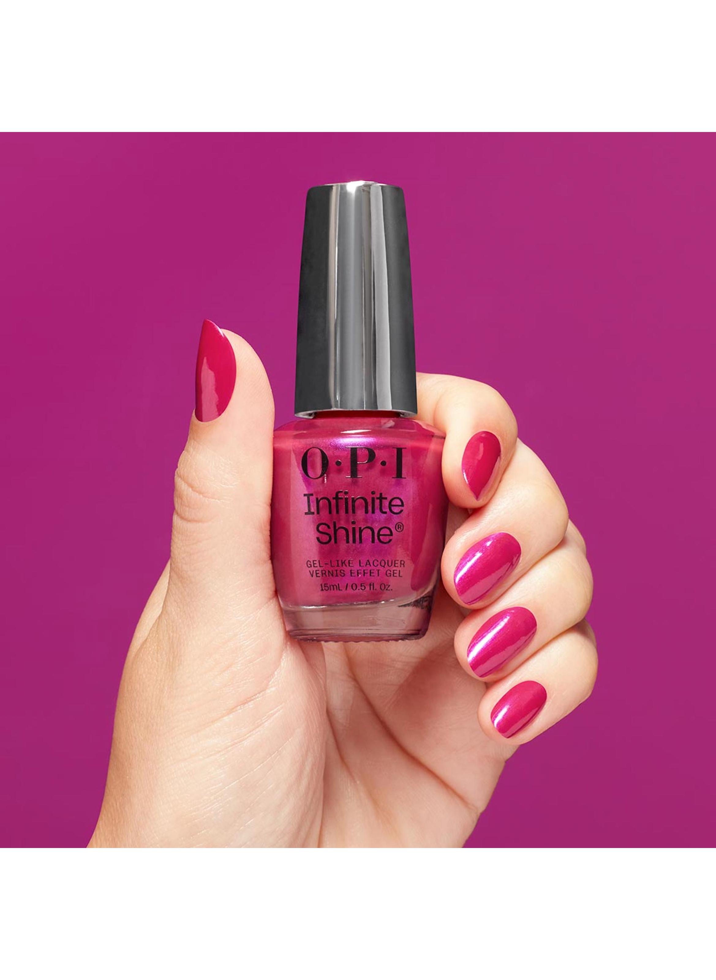 Pompeii Purple
Infinite Shine
Long-lasting gel effect nail polish OPI Rose