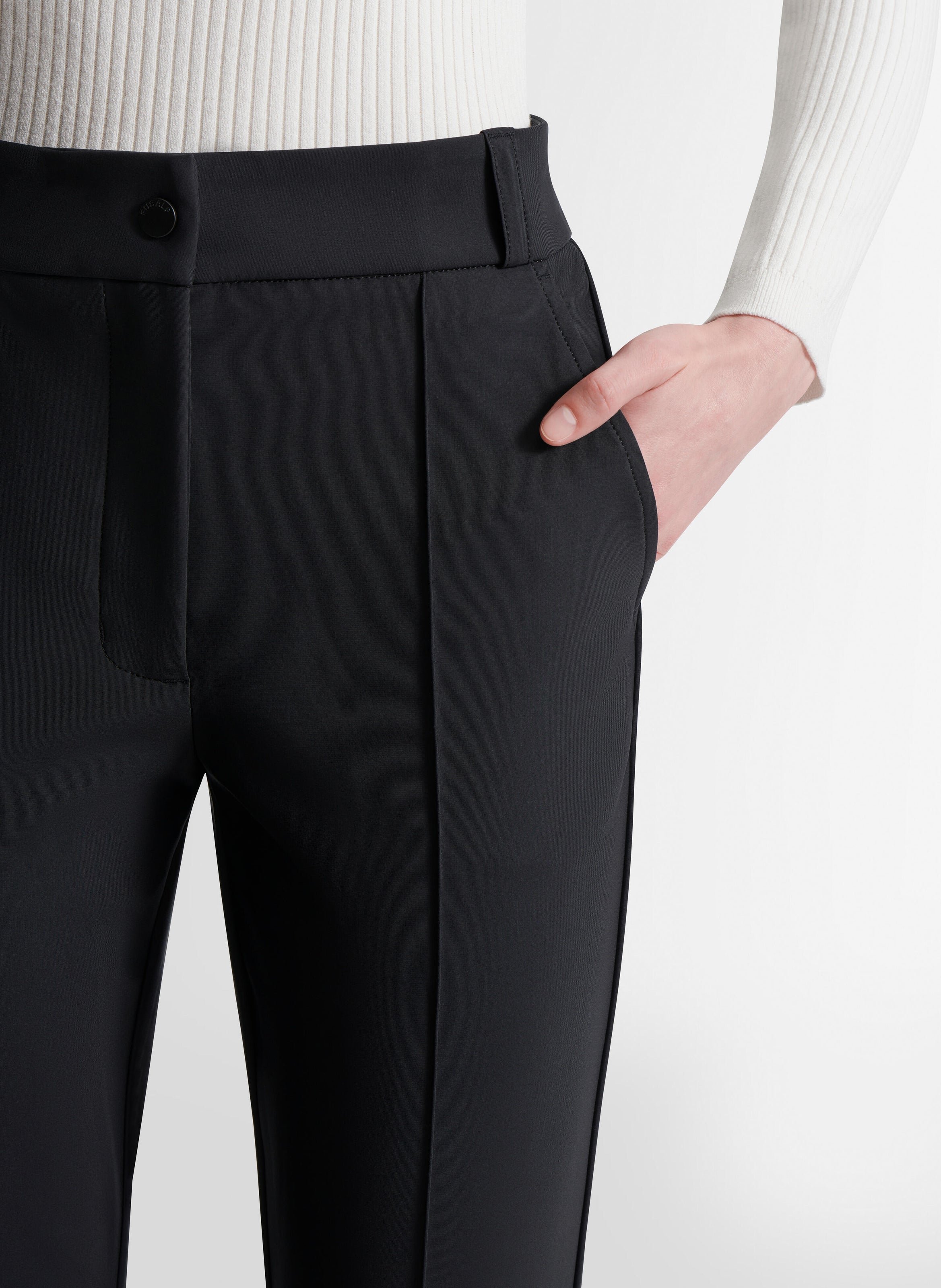 Pantalon alie coupe regular FUSALP Noir