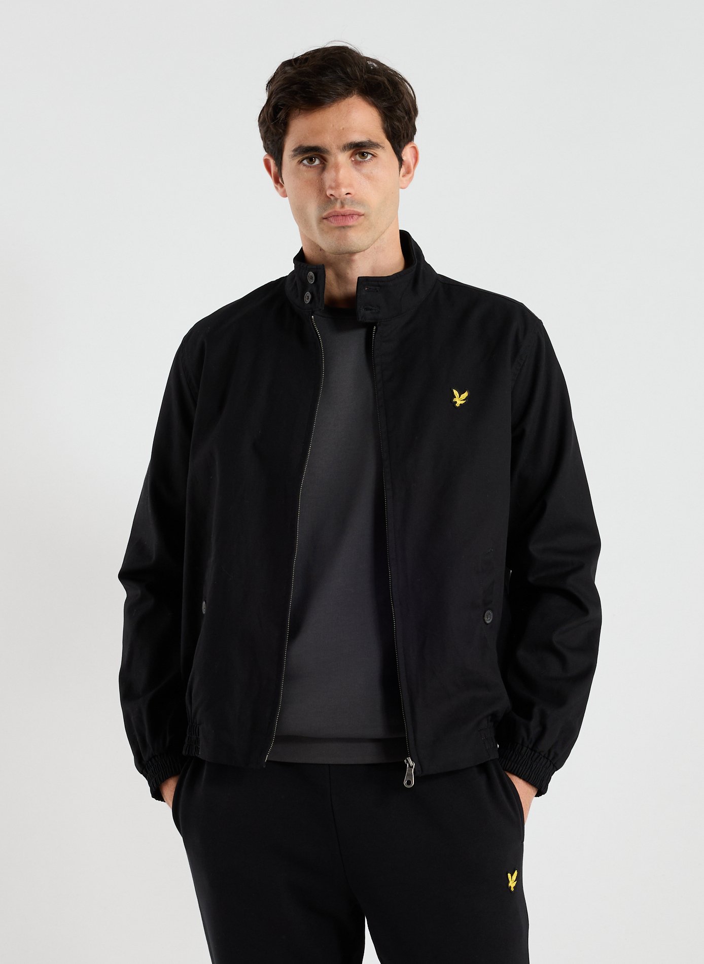 LYLE & SCOTT Oversized cotton jacket Black