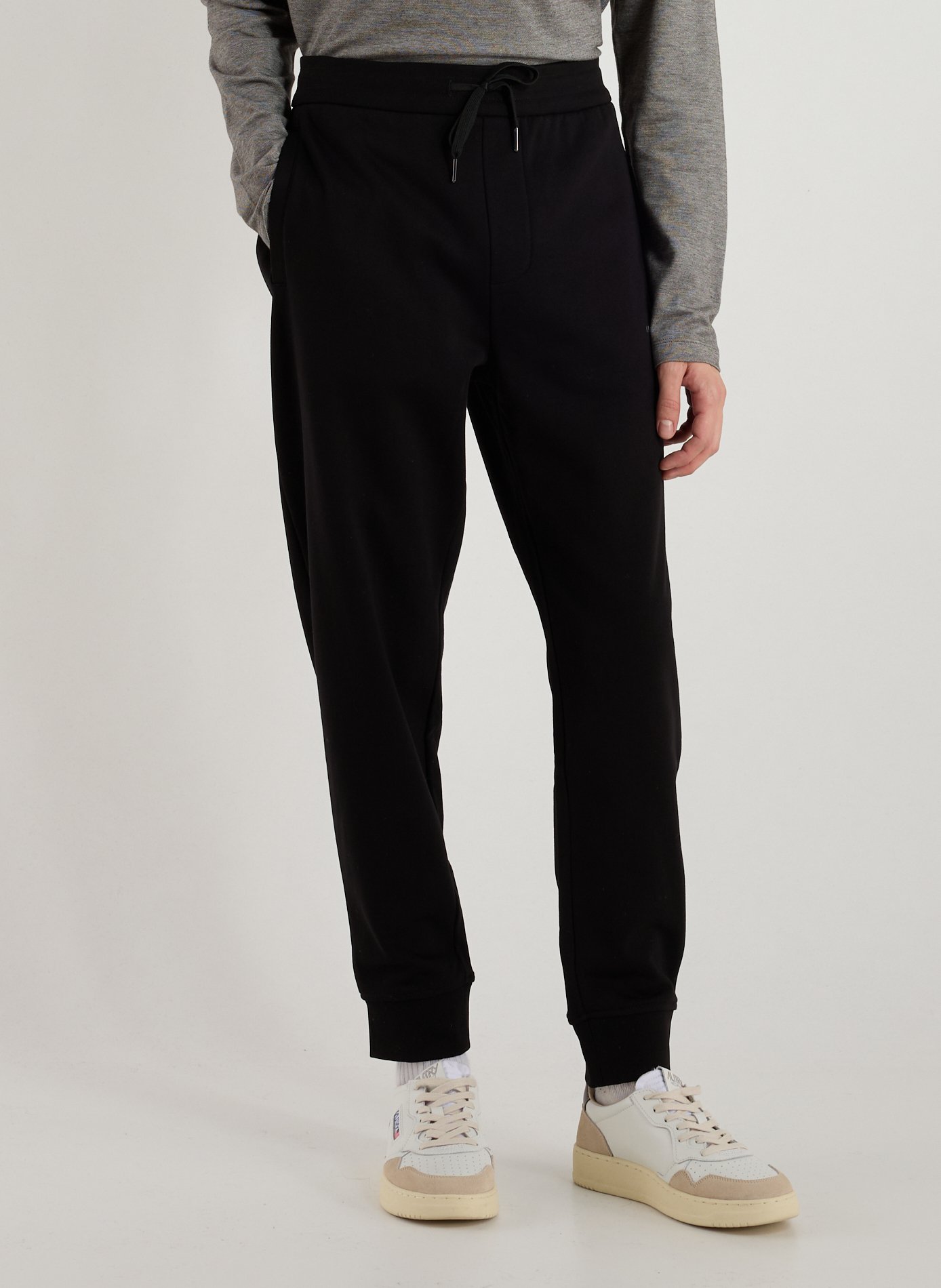 ARMANI EXCHANGE Pantalon de survêtement en coton Noir
