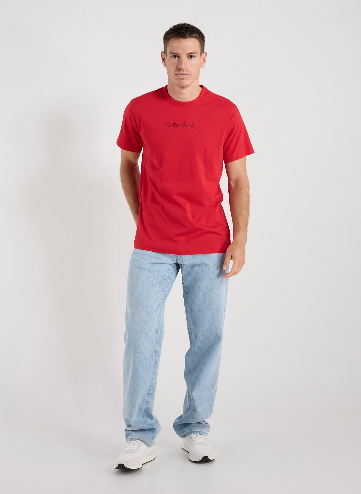 Classic Cotton T-Shirt CALVIN KLEIN Red