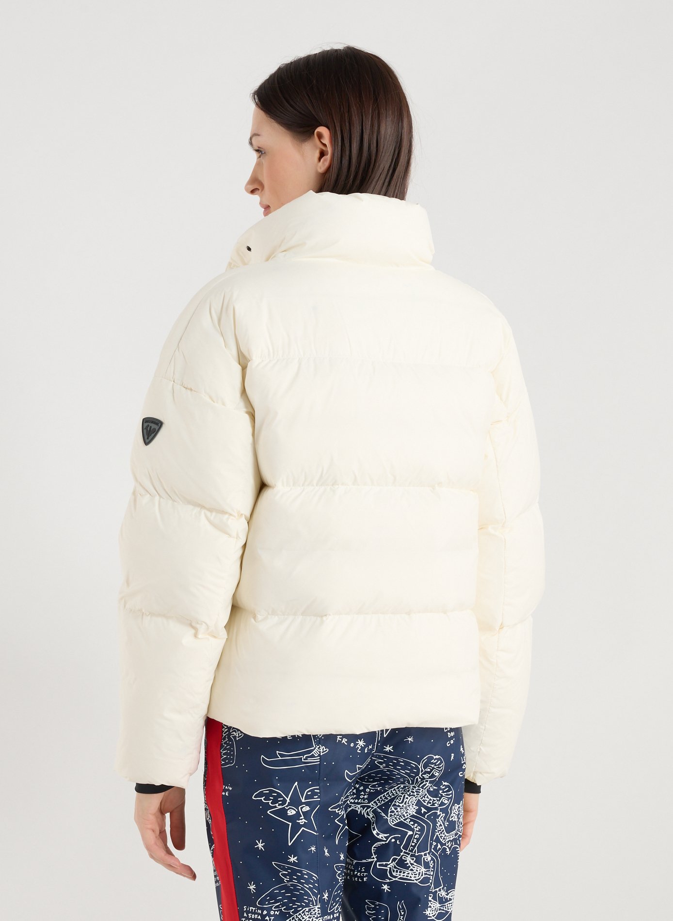 Loose-fitting down jacket ROSSIGNOL White