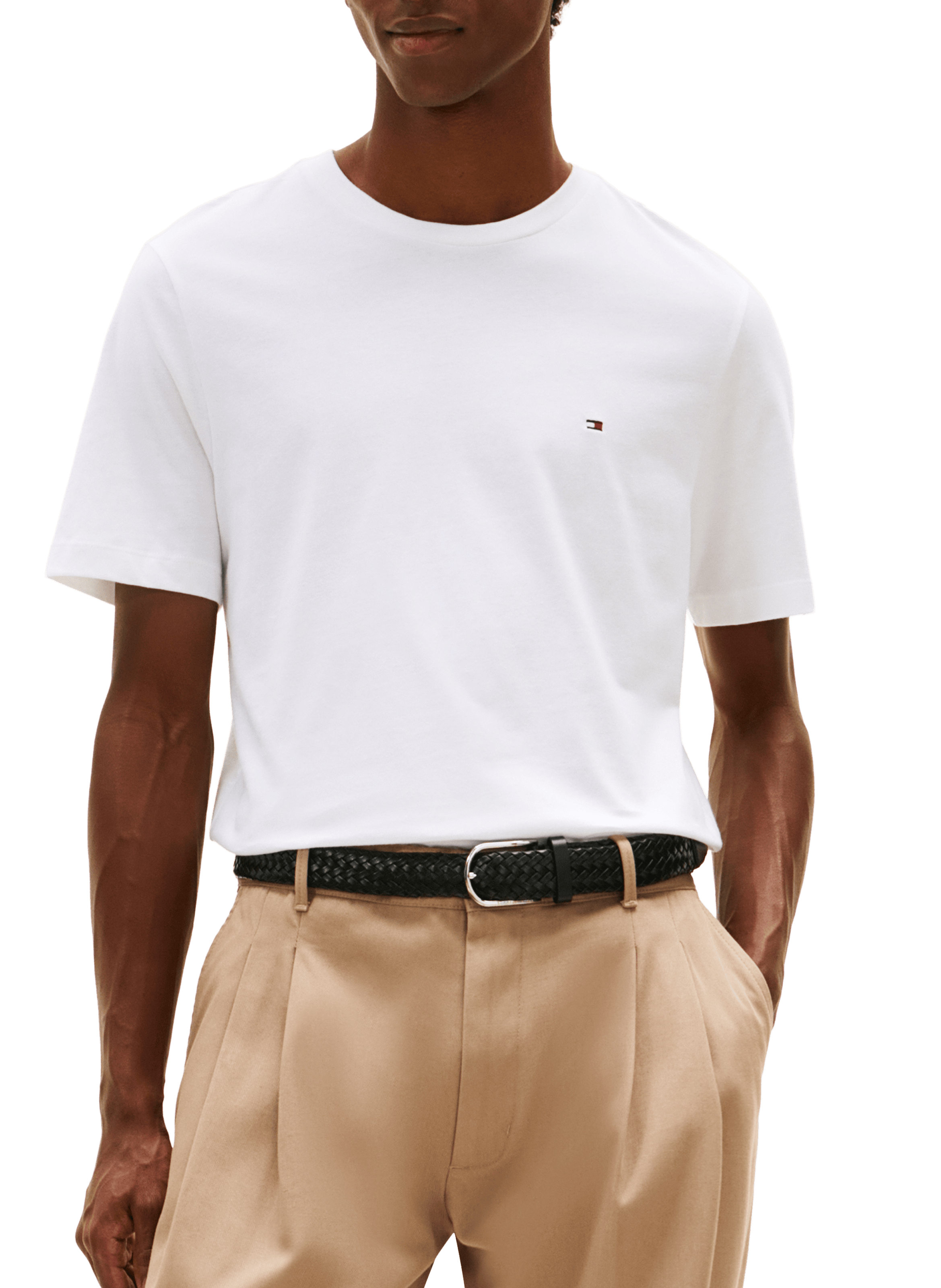 Cotton T-shirt TOMMY HILFIGER White