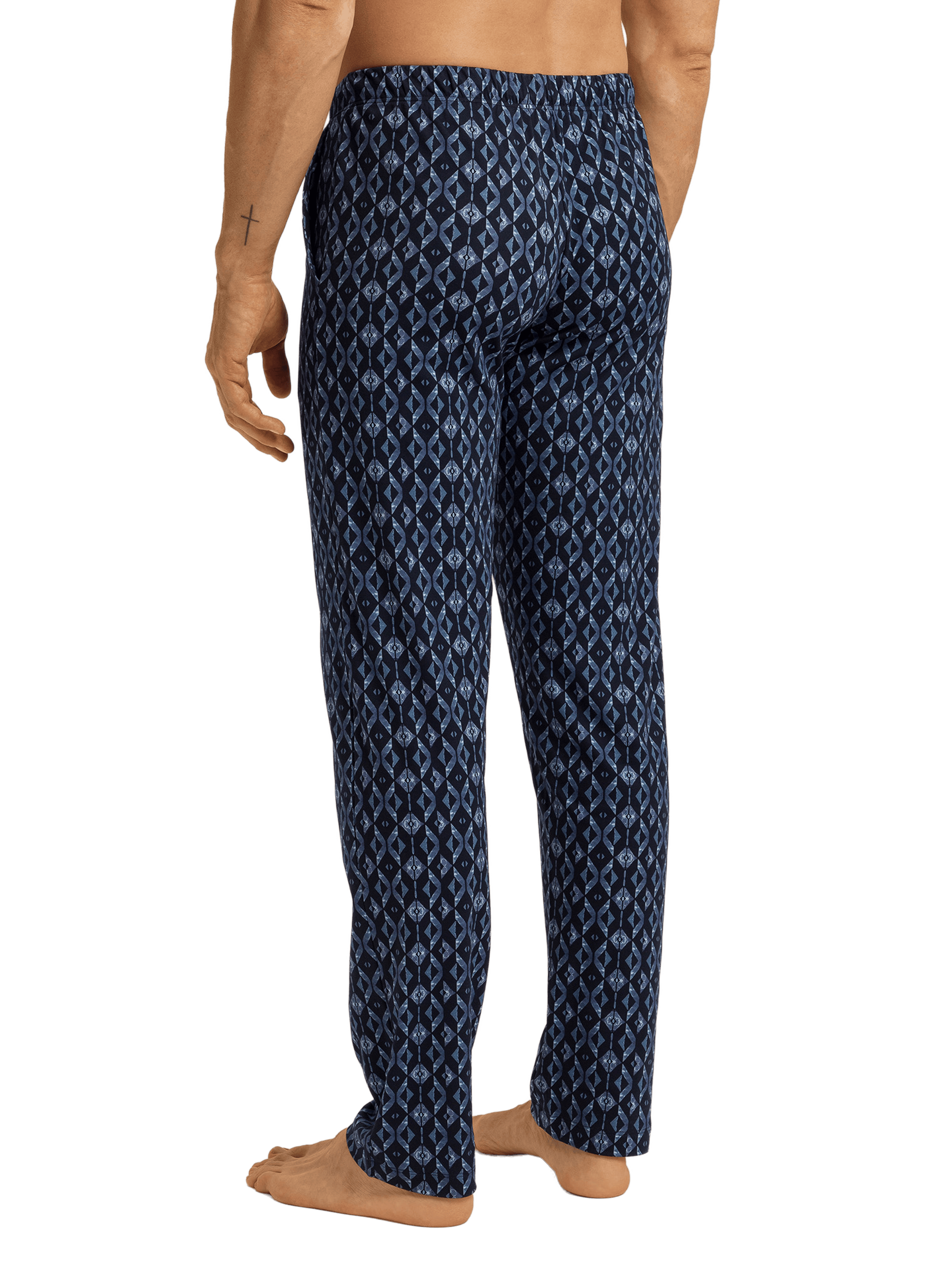 Pantalon de pyjama à motif Bleu