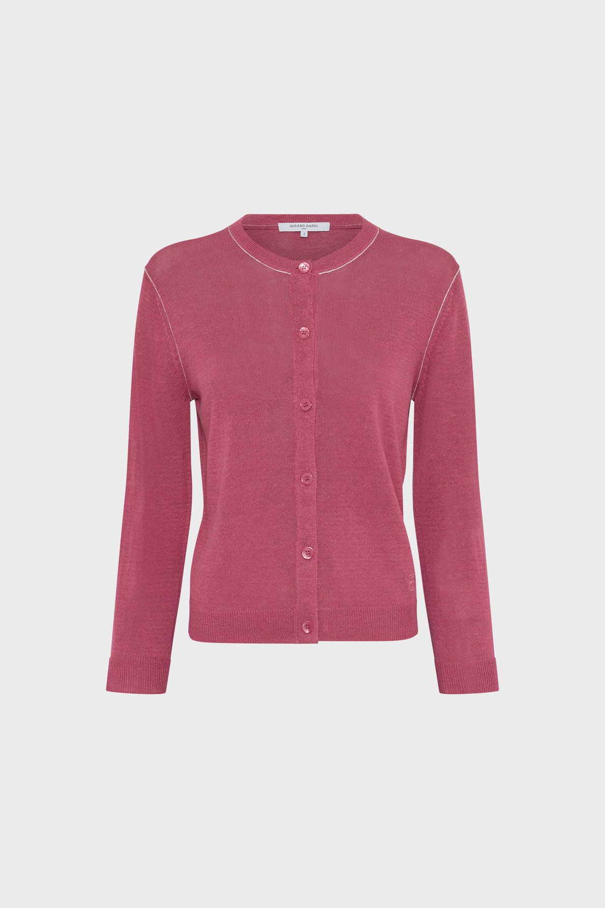 Gilet en lin mélangé - lorys GERARD DAREL Rose