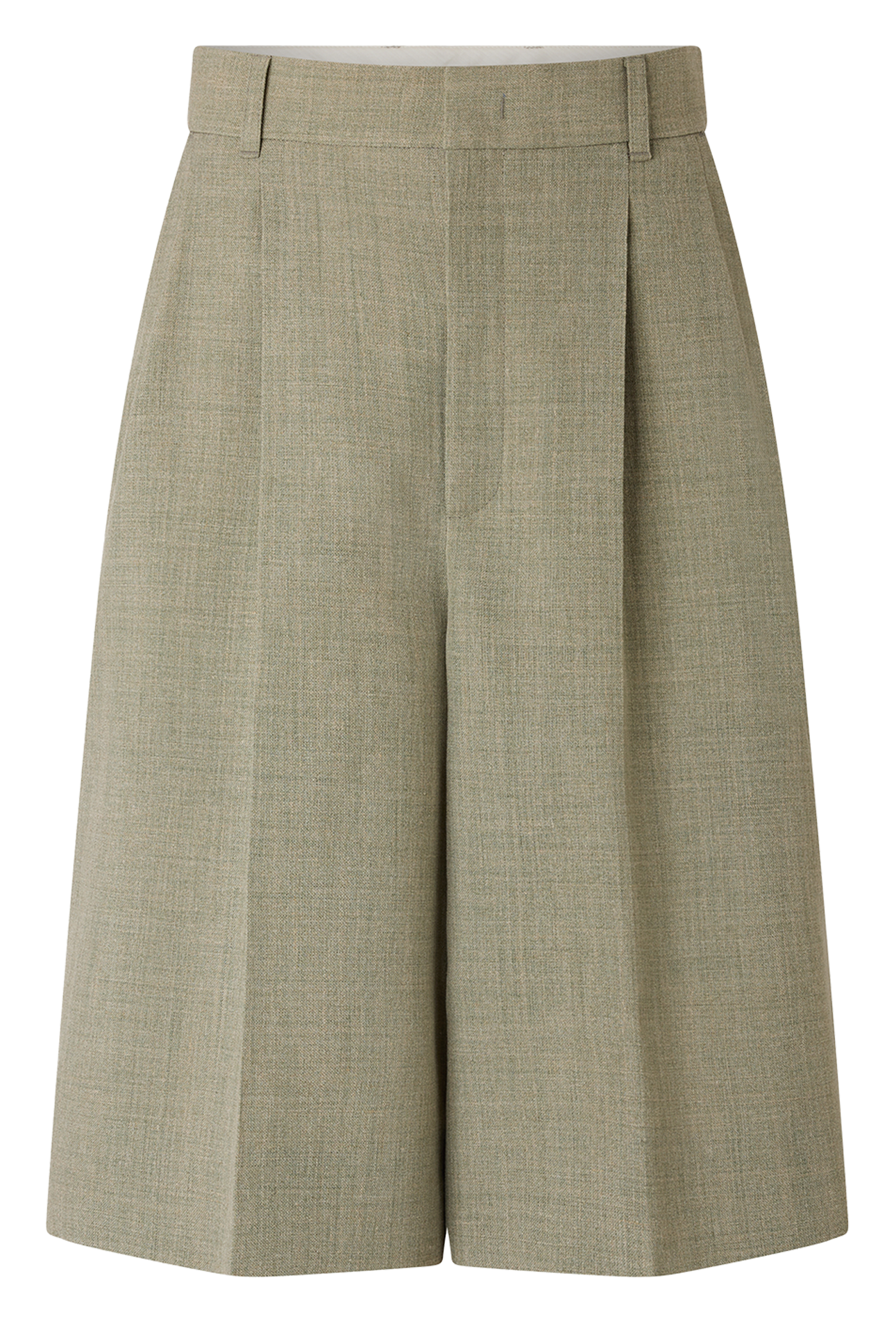 Bermuda large taille haute en coton imogen SOEUR Marron