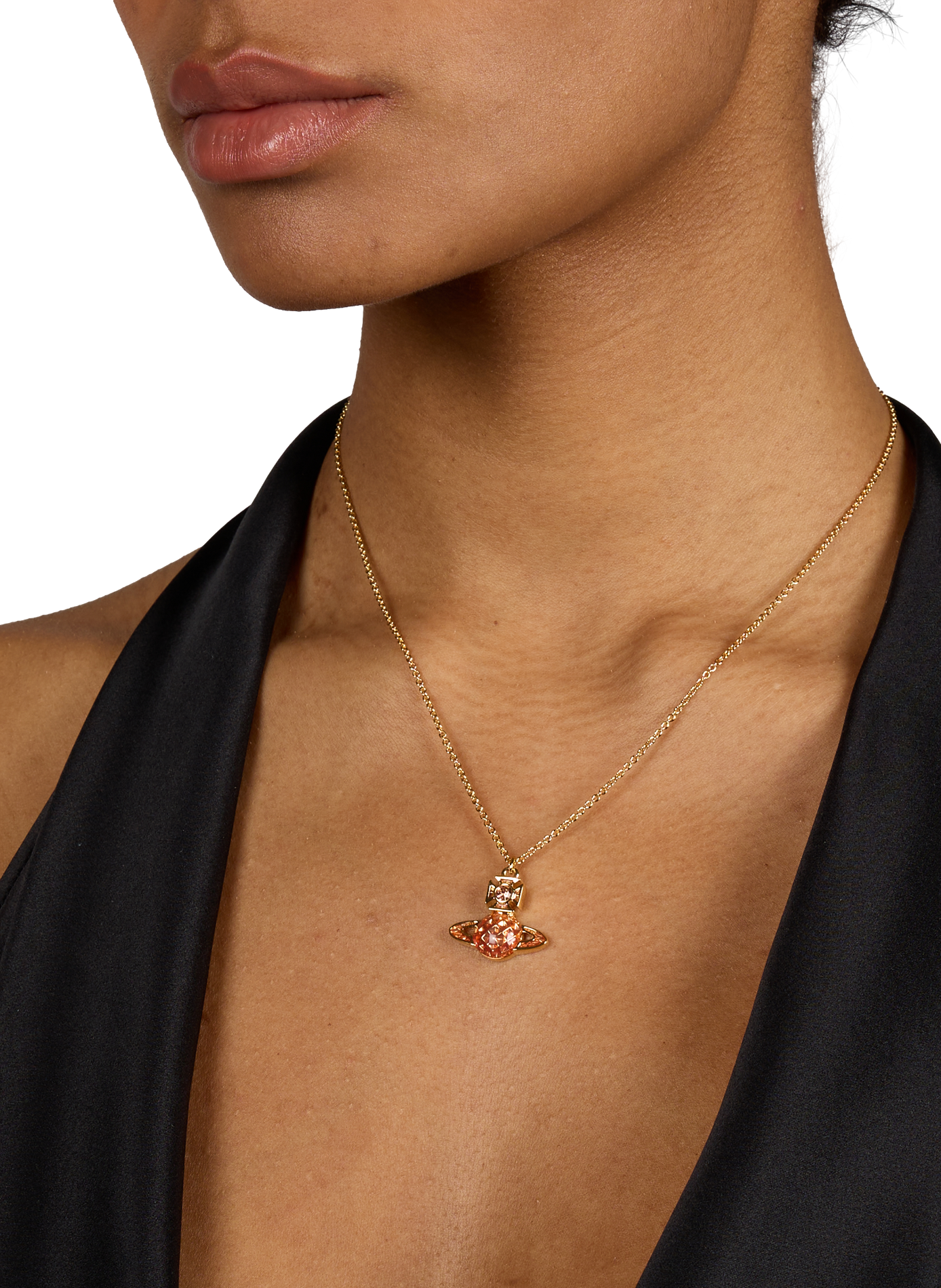 Pendant necklace Mashita VIVIENNE WESTWOOD Orange
