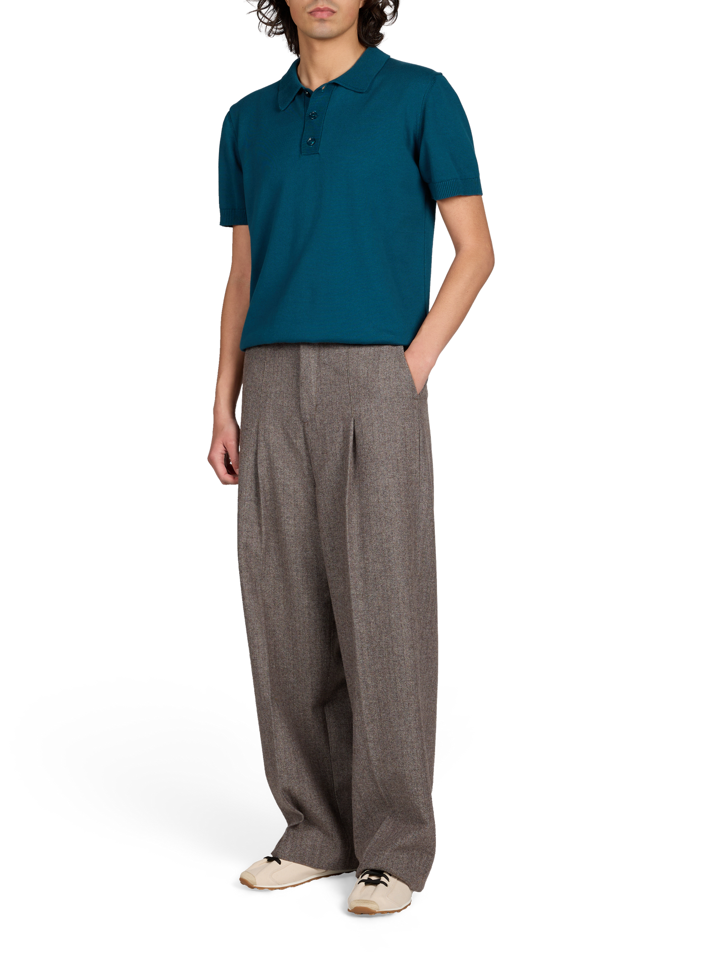 Polo Dolo en coton  AU PRINTEMPS PARIS Bleu