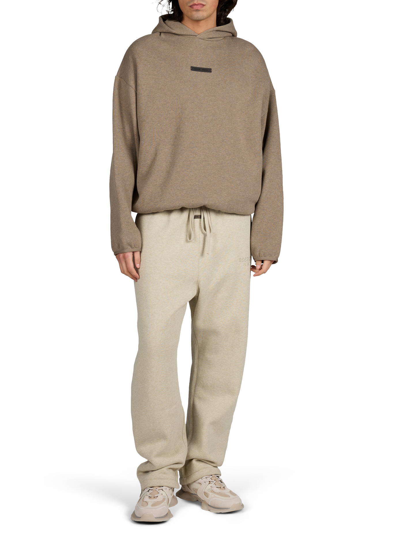 Cotton Mix Jogging Bottoms FEAR OF GOD ESSENTIALS Beige