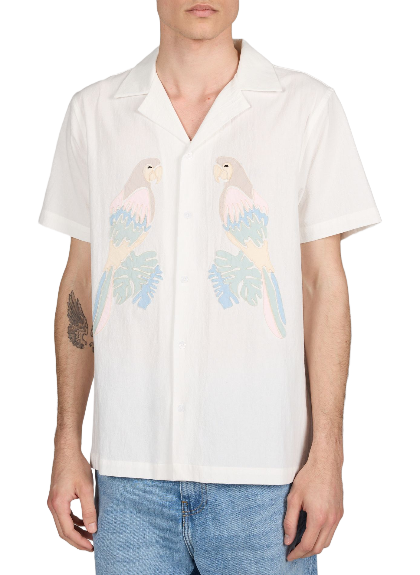 Chemise Morney Parrot MAISON LABICHE Blanc