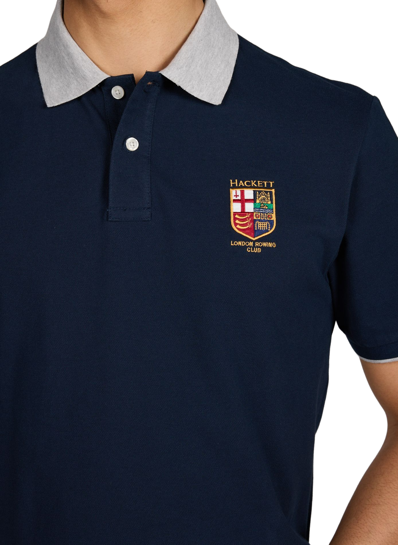  Cotton polo shirt  HACKETT Blue