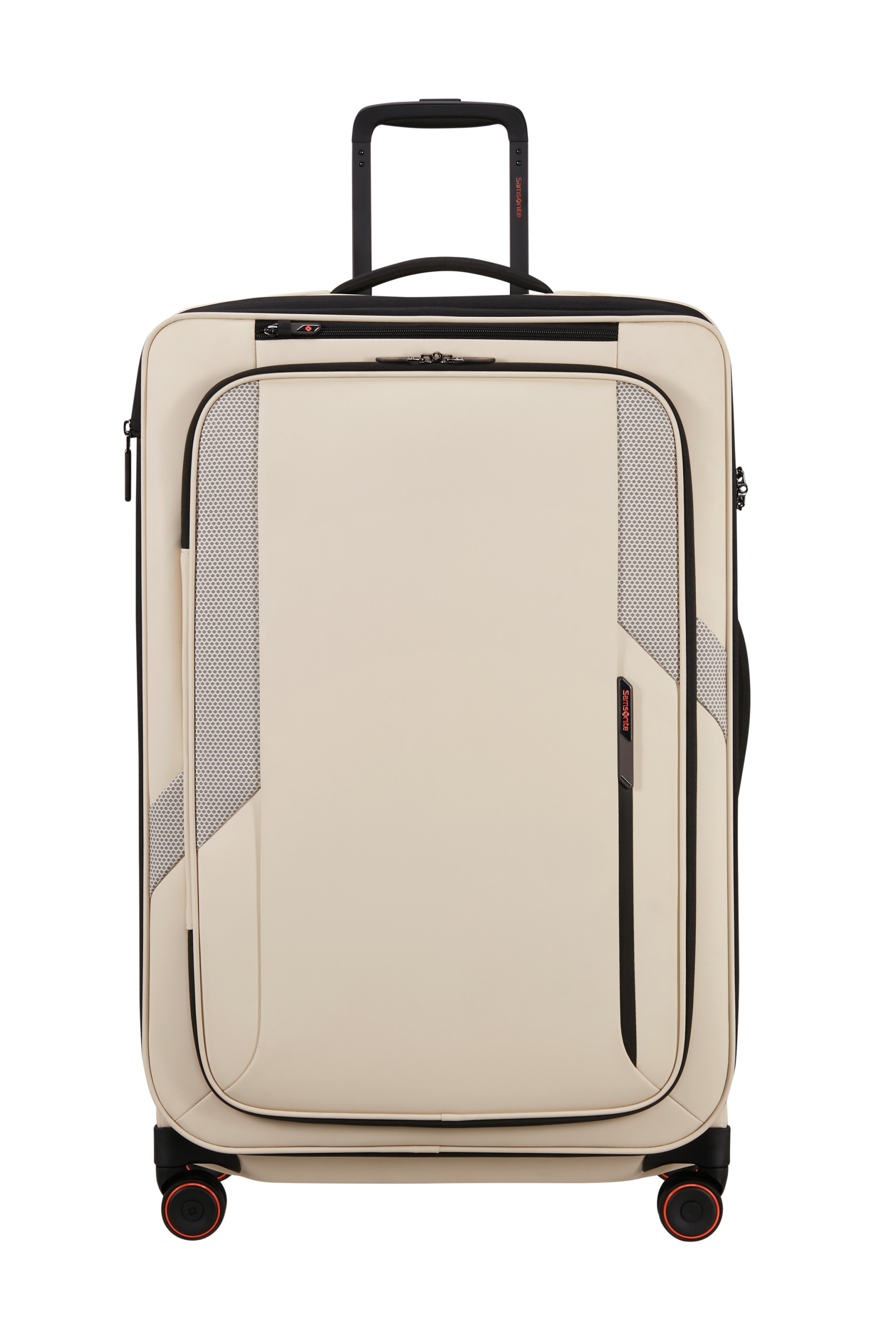 Glazed valise 4 roues taille l SAMSONITE Beige